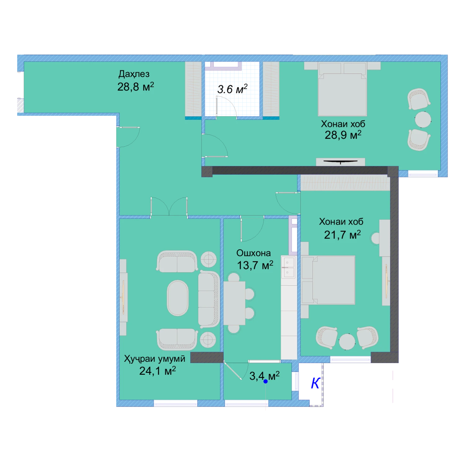 3-комн.