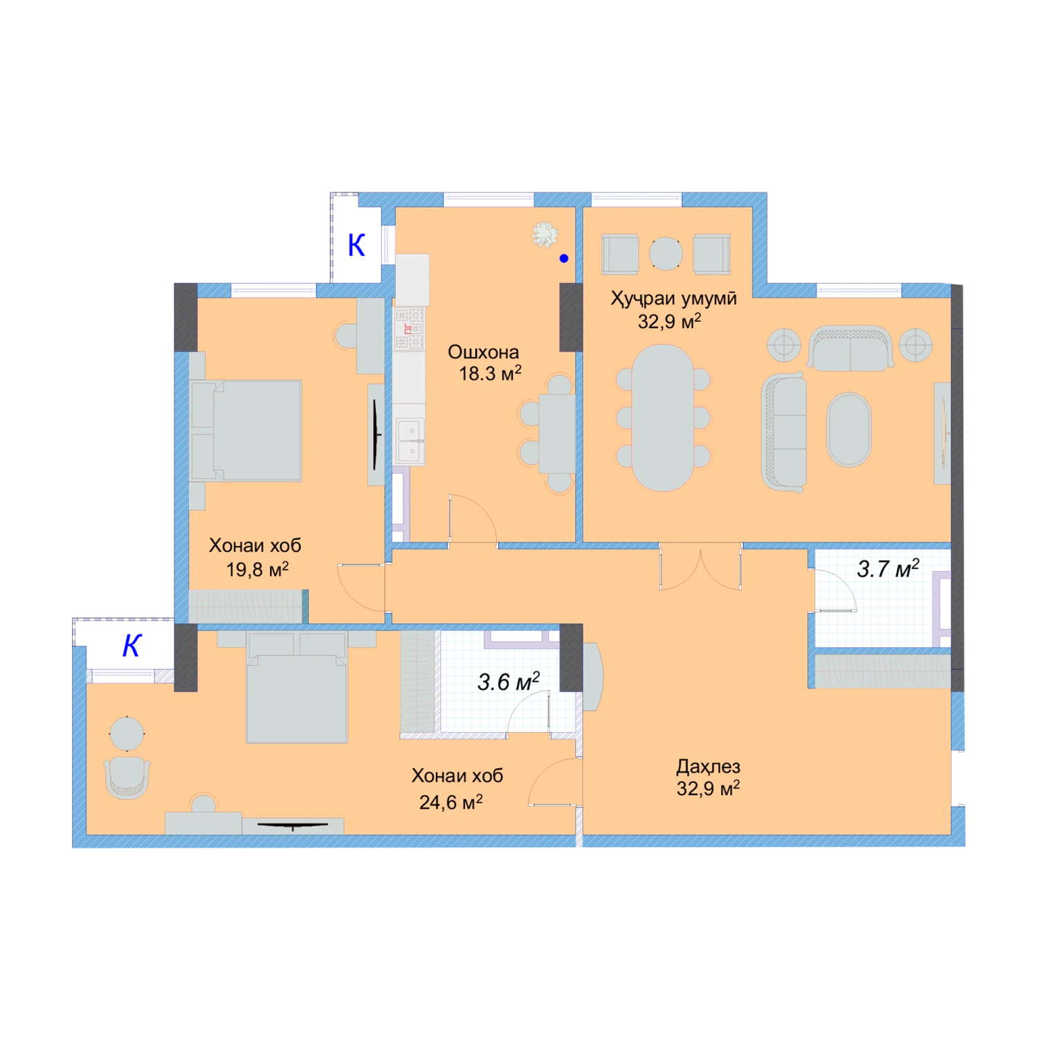 3-комн.