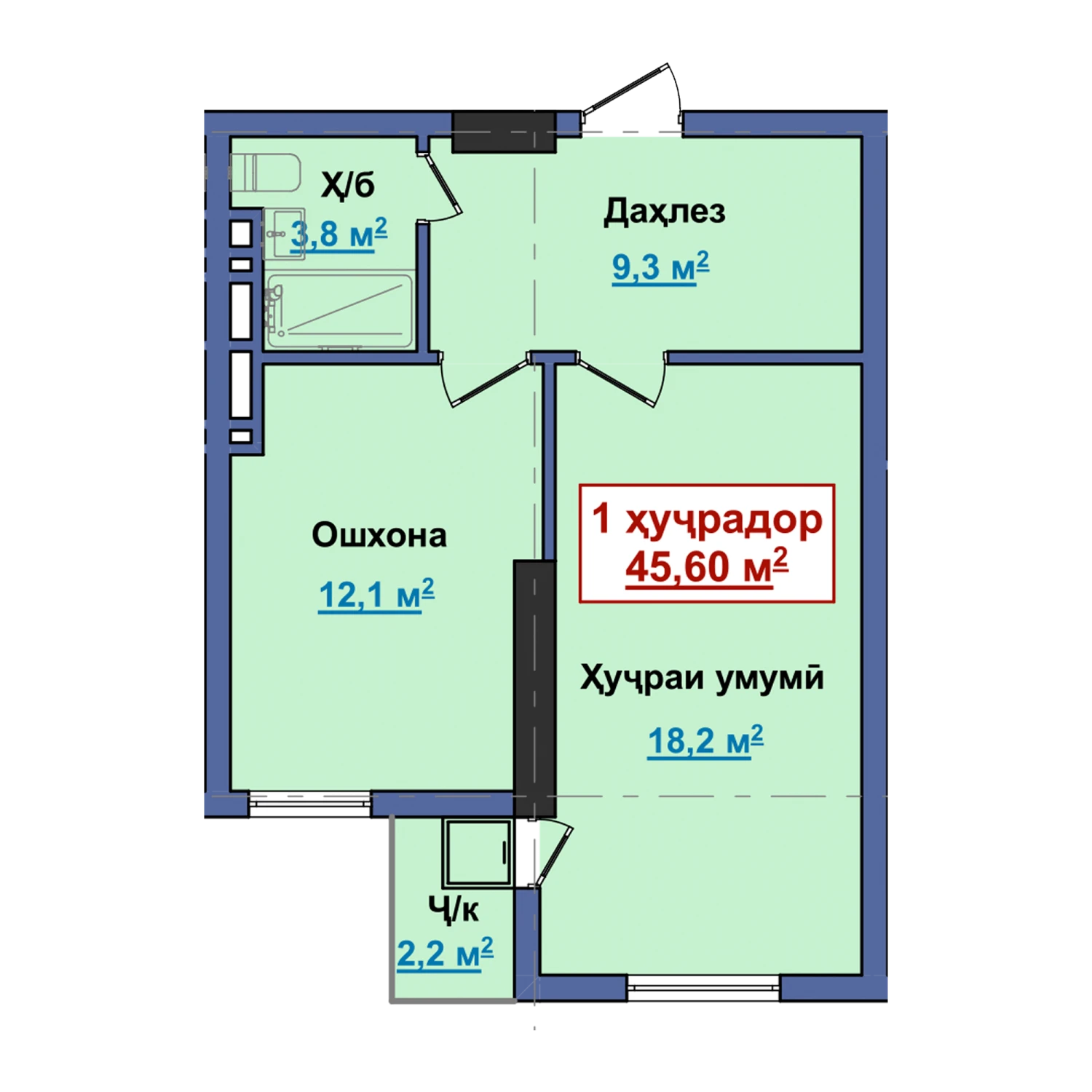 1-комн.