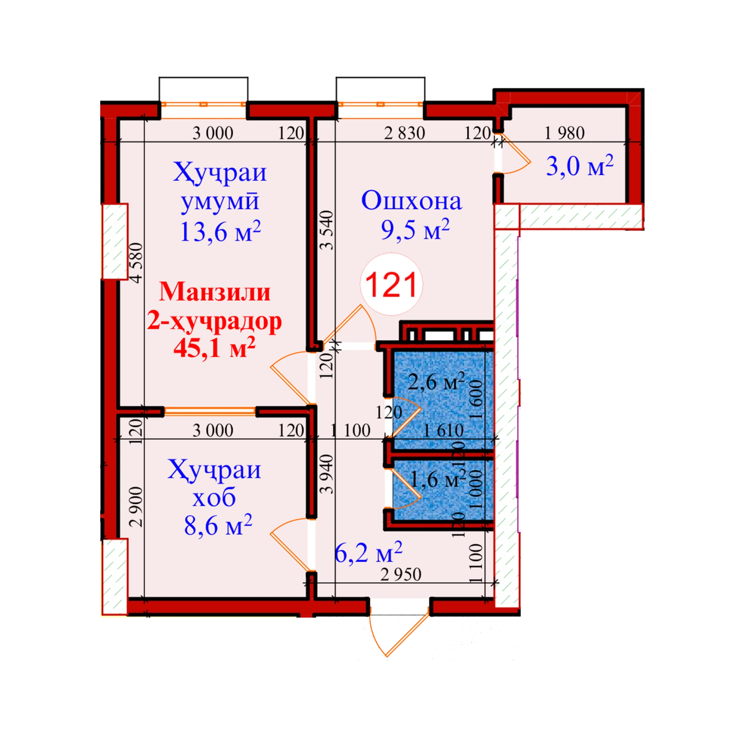2-комн.