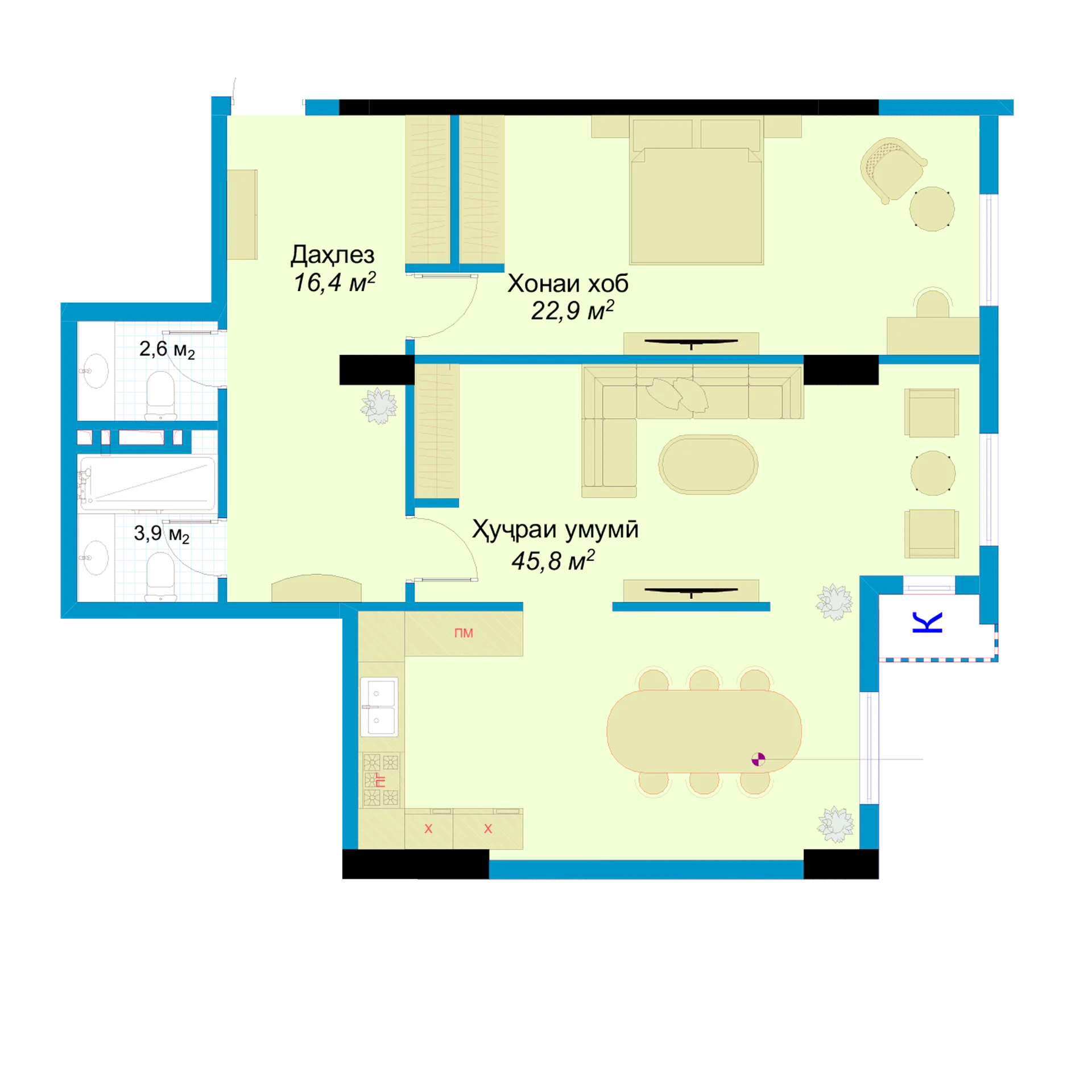 1-комн.