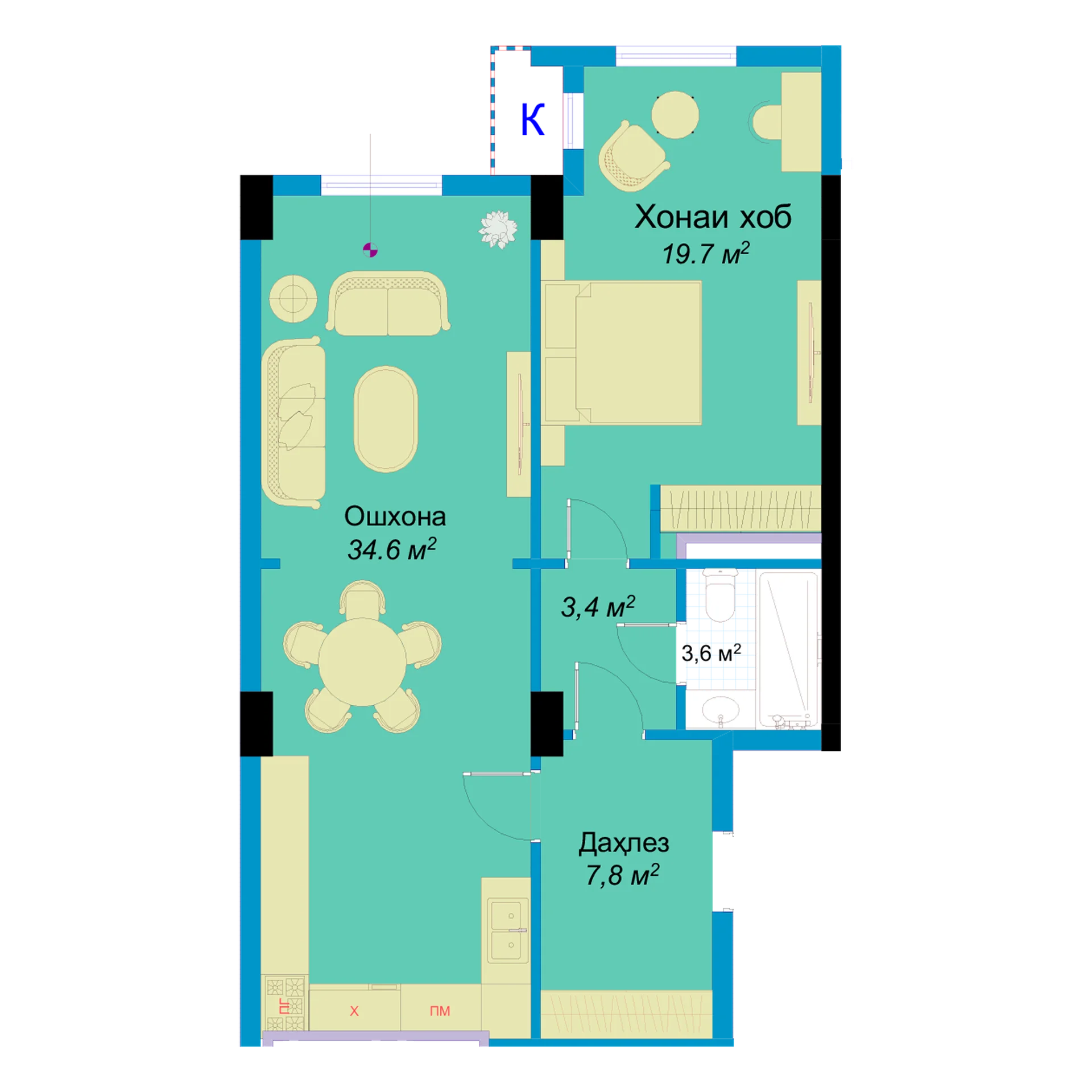 1-комн.