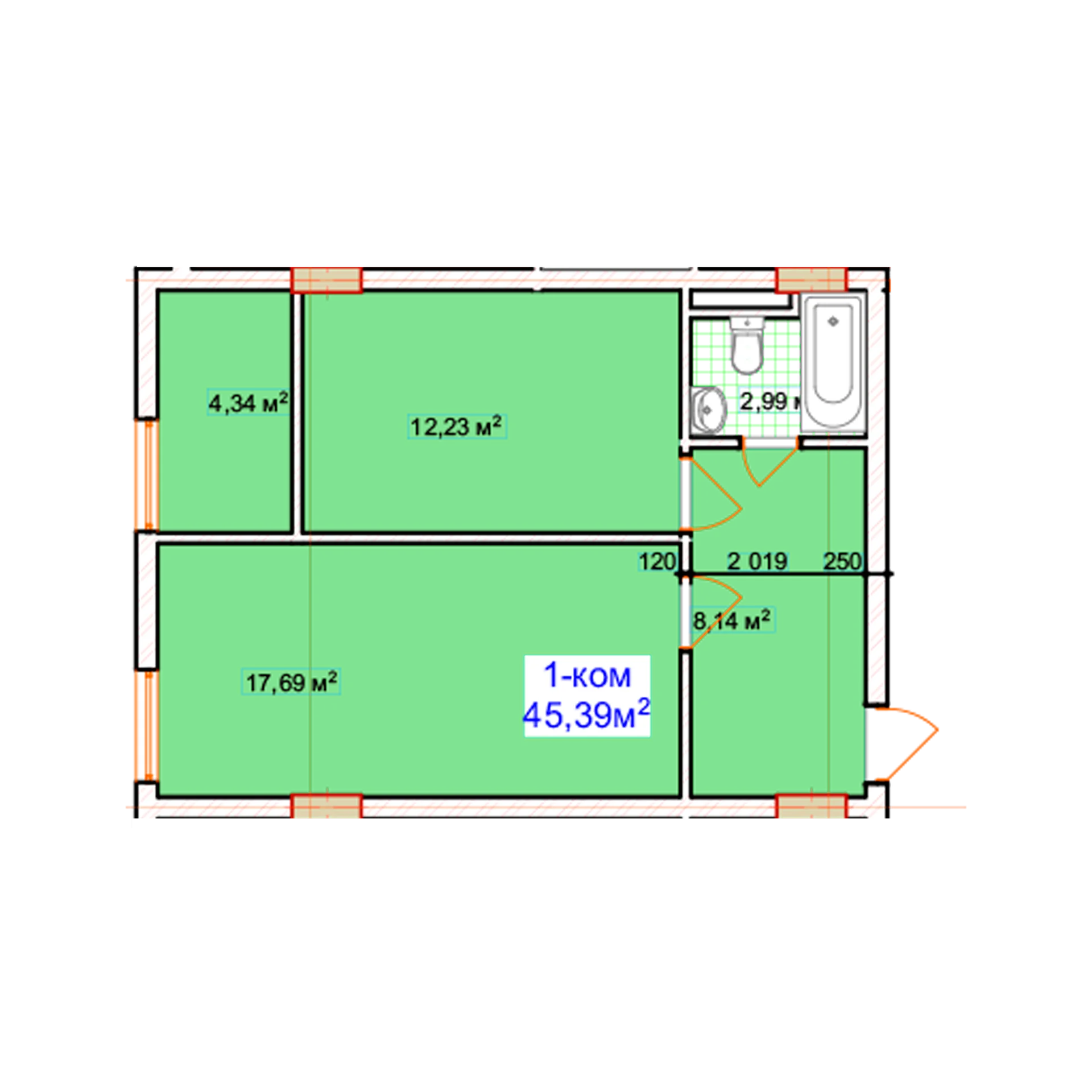 1-комн.