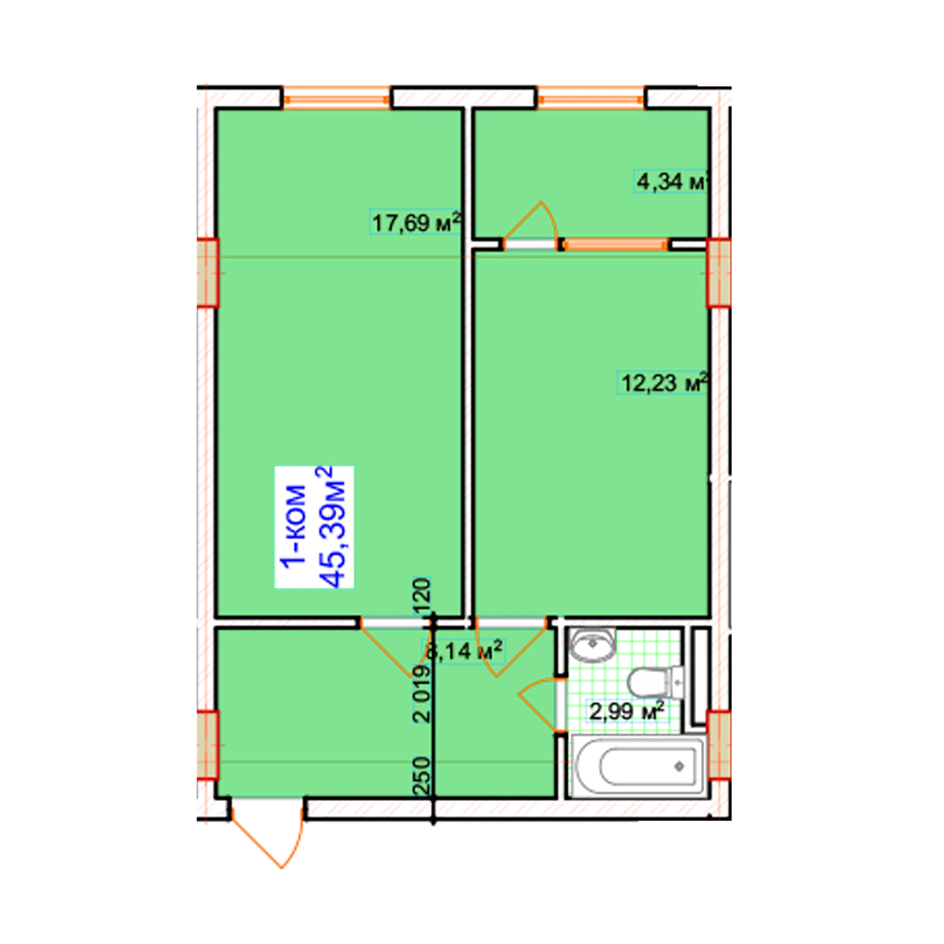 1-комн.