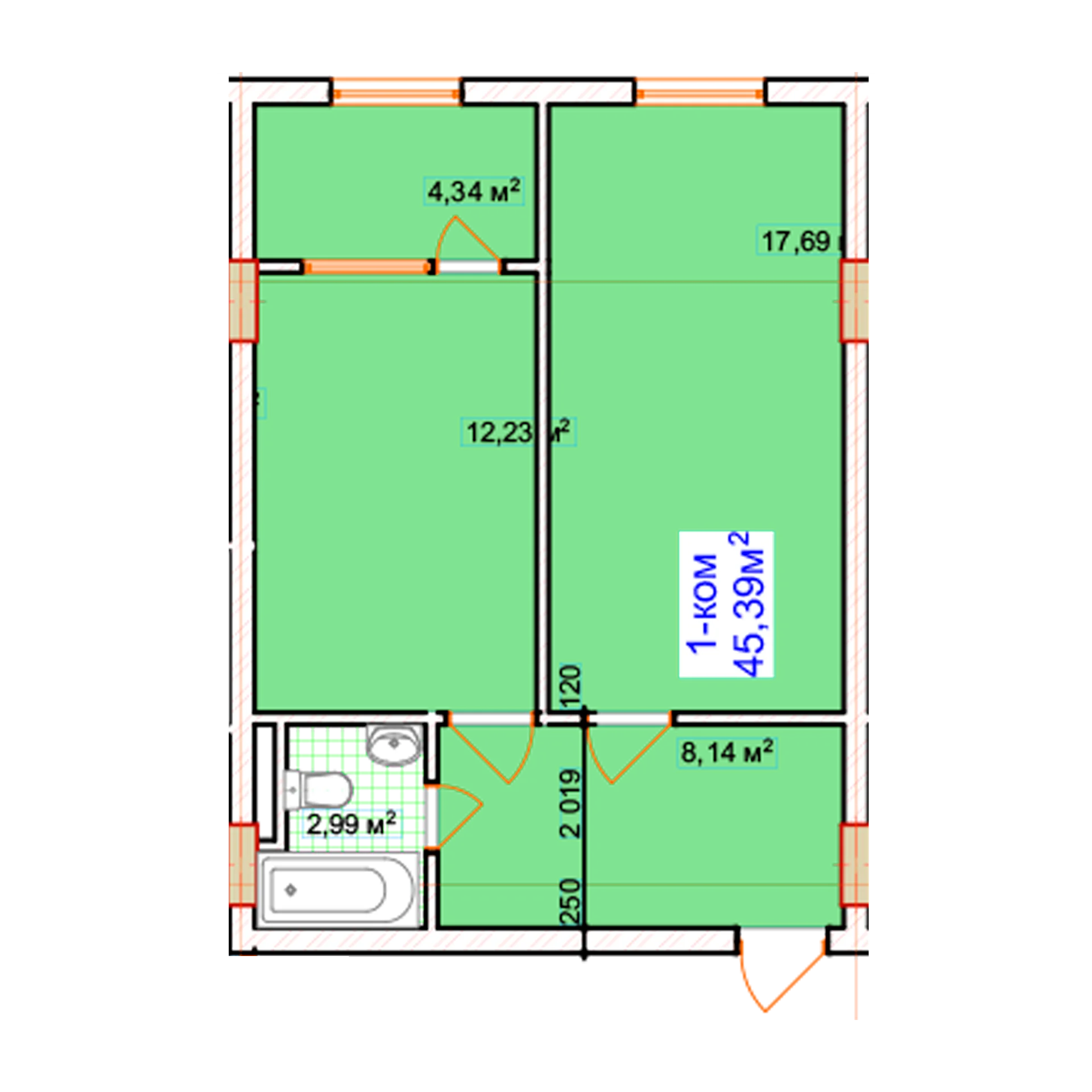 1-комн.