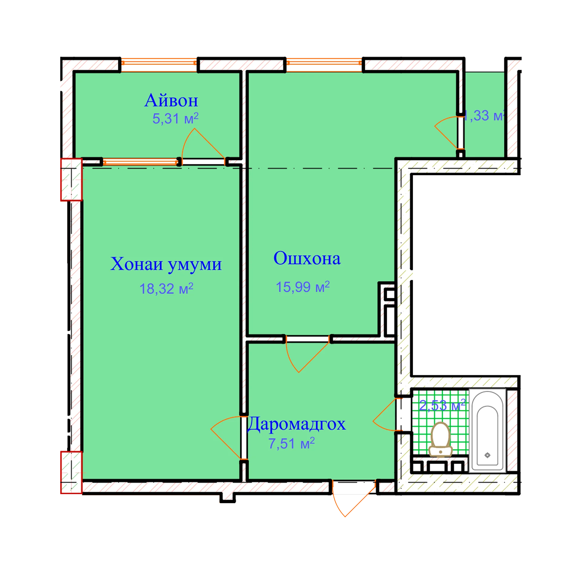 1-комн.