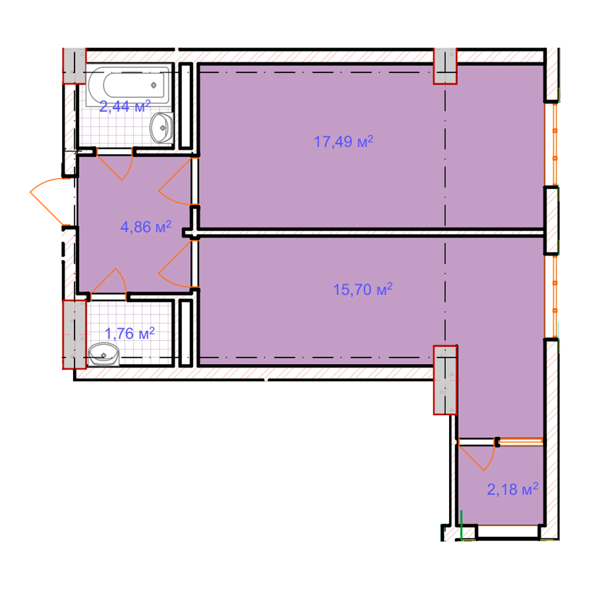 1-комн.