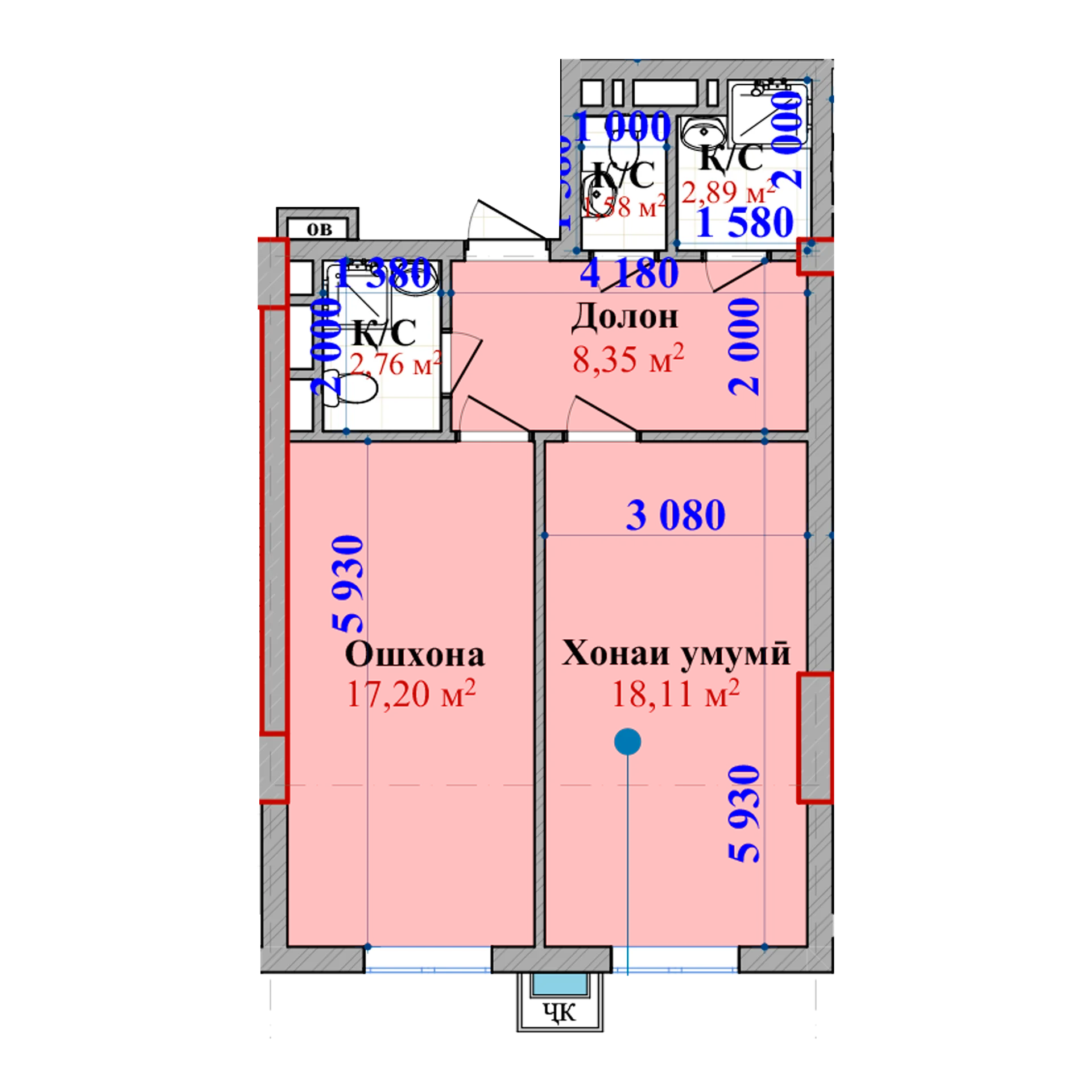 1-комн.