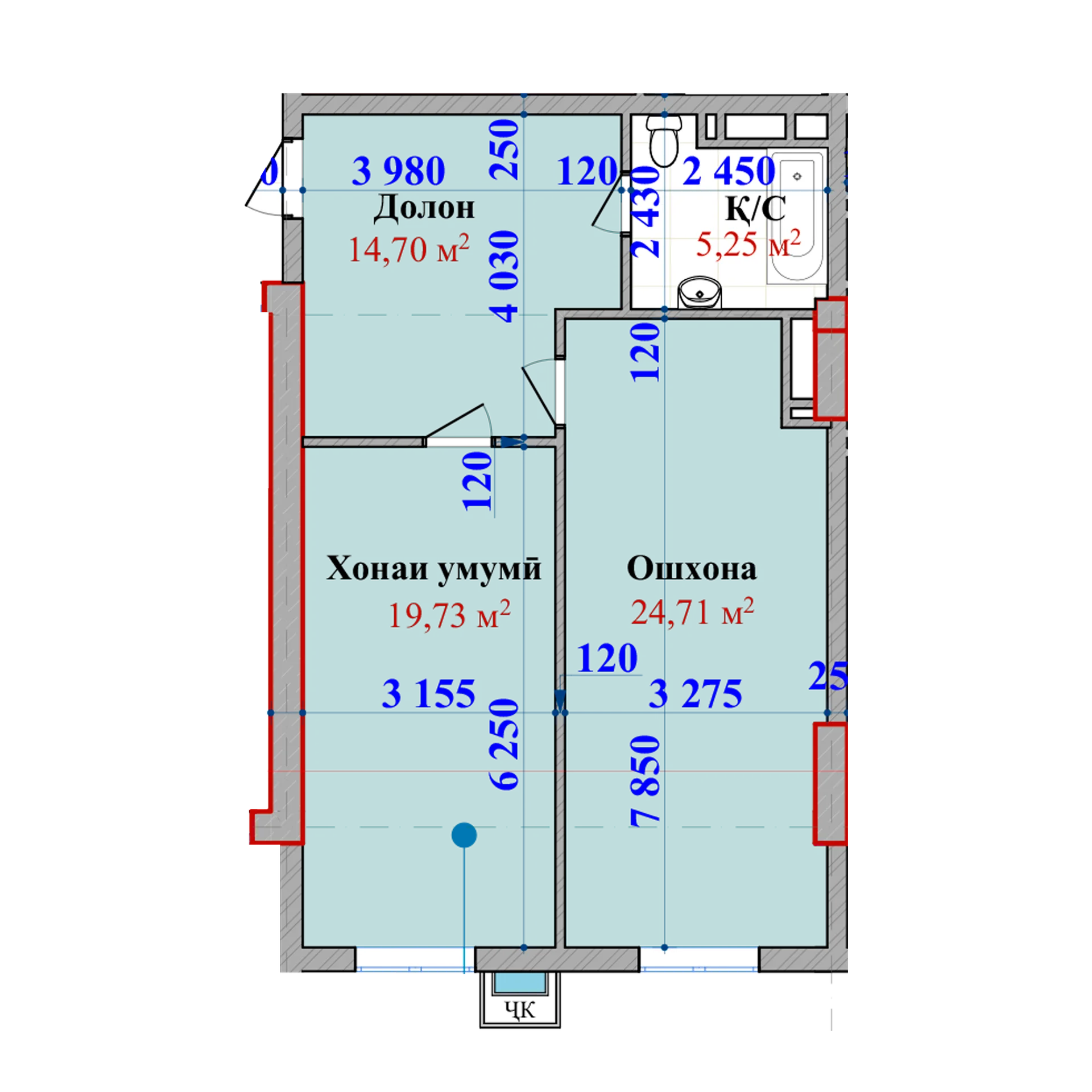 1-комн.