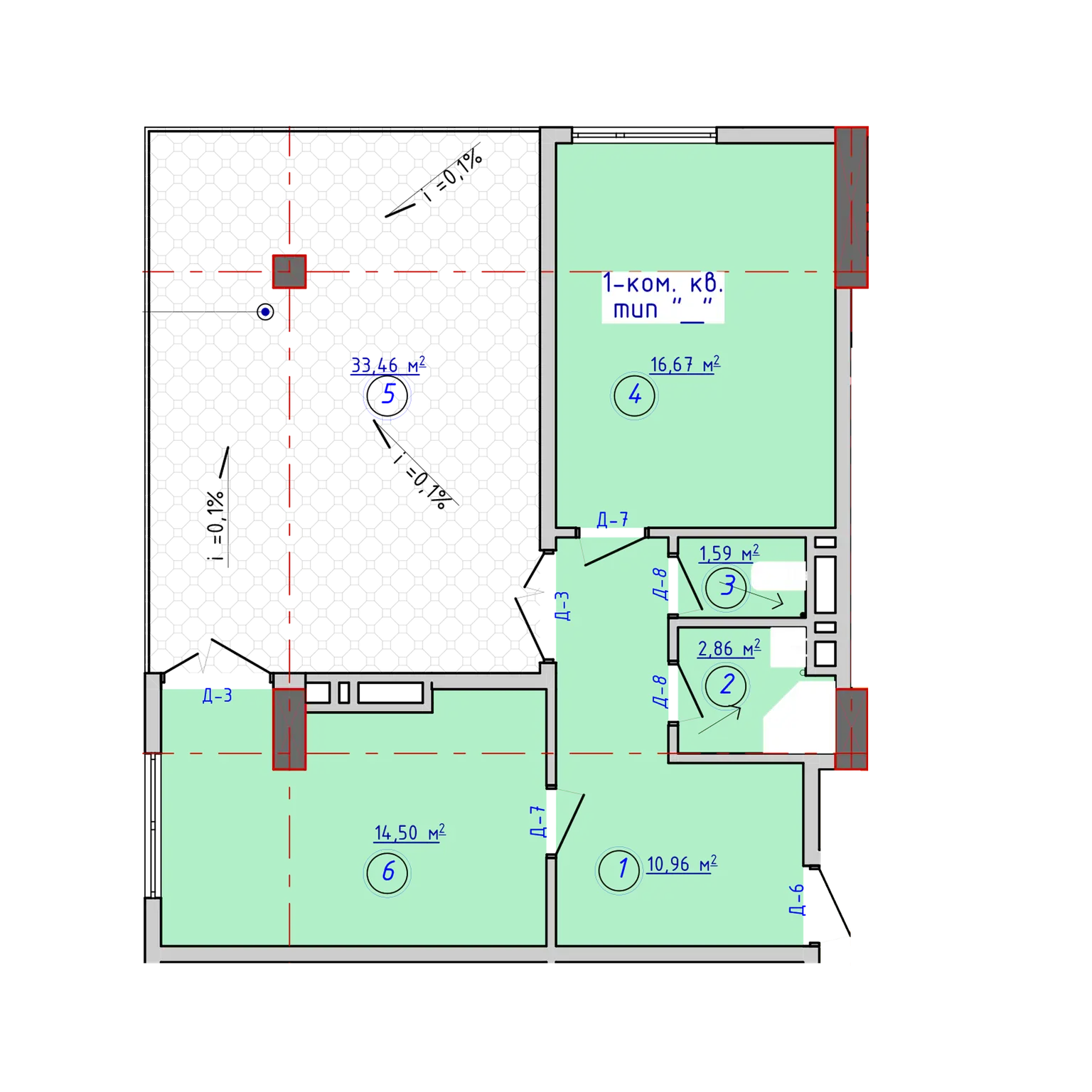 1-комн.