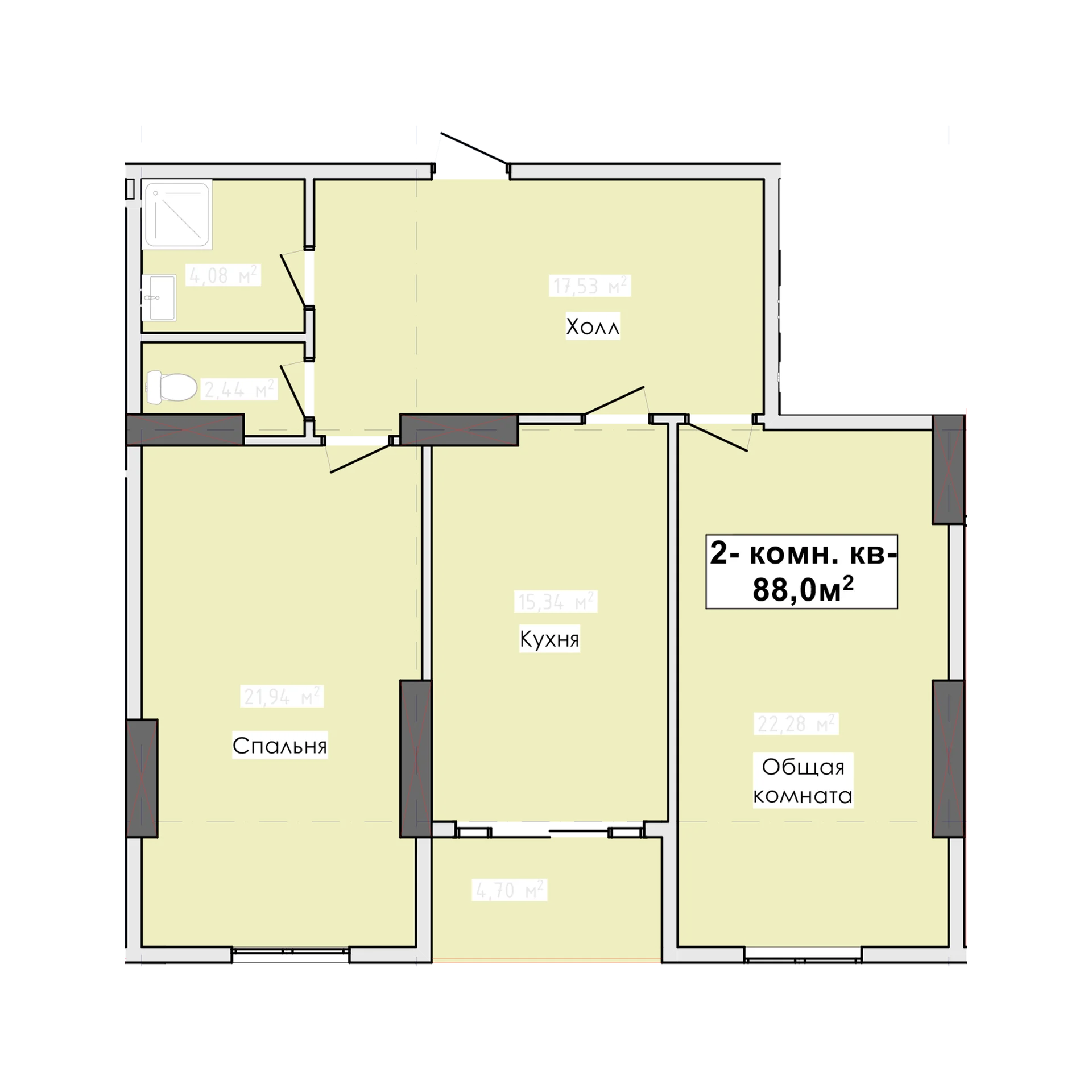 2-комн.