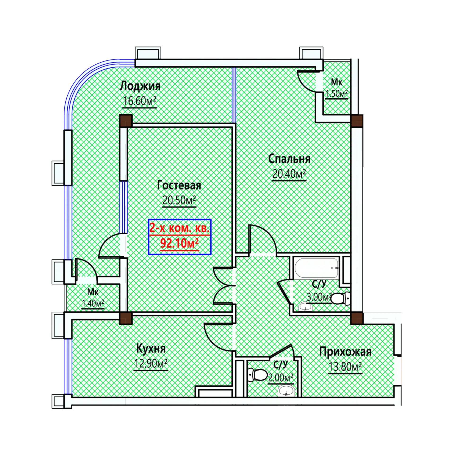 1-комн.