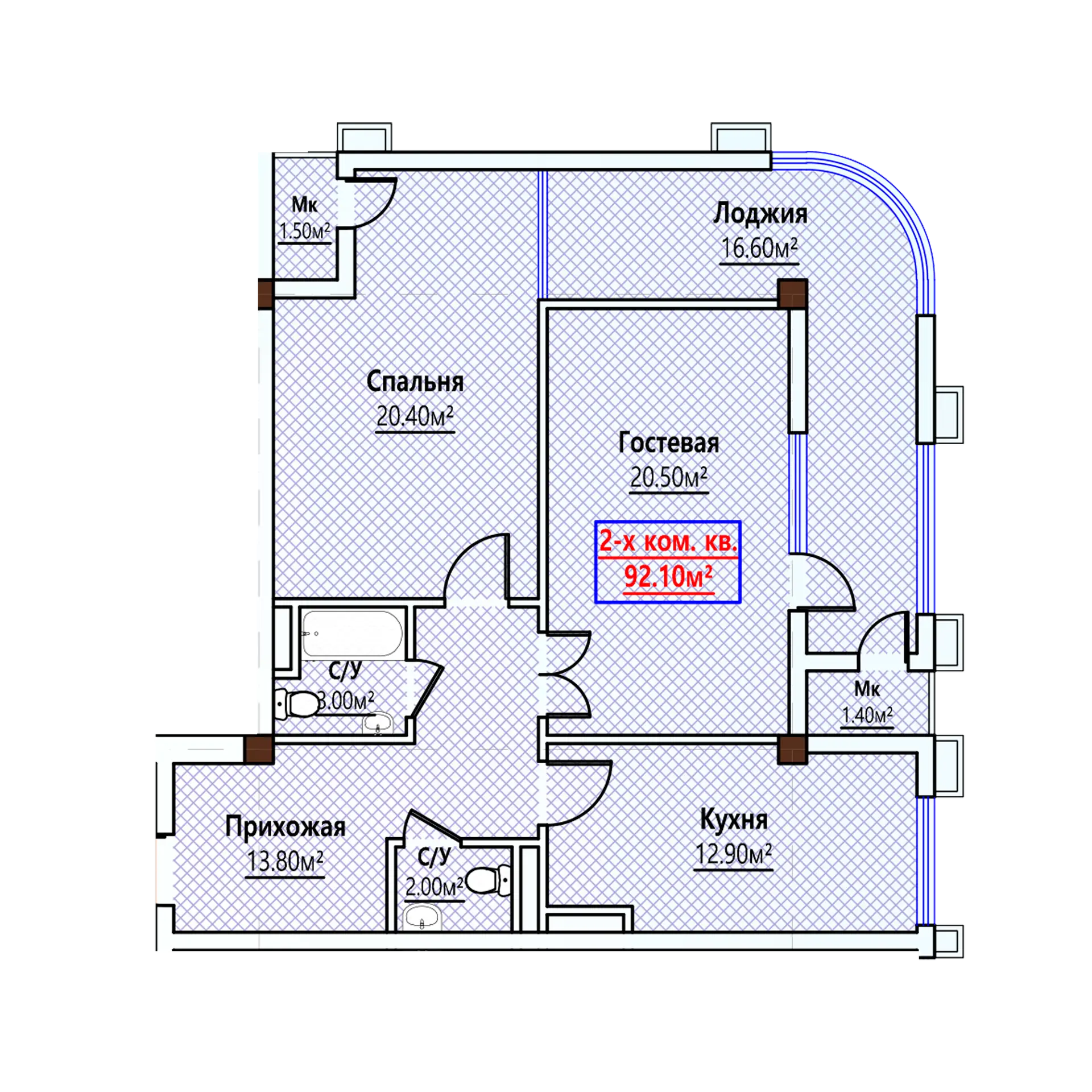 1-комн.