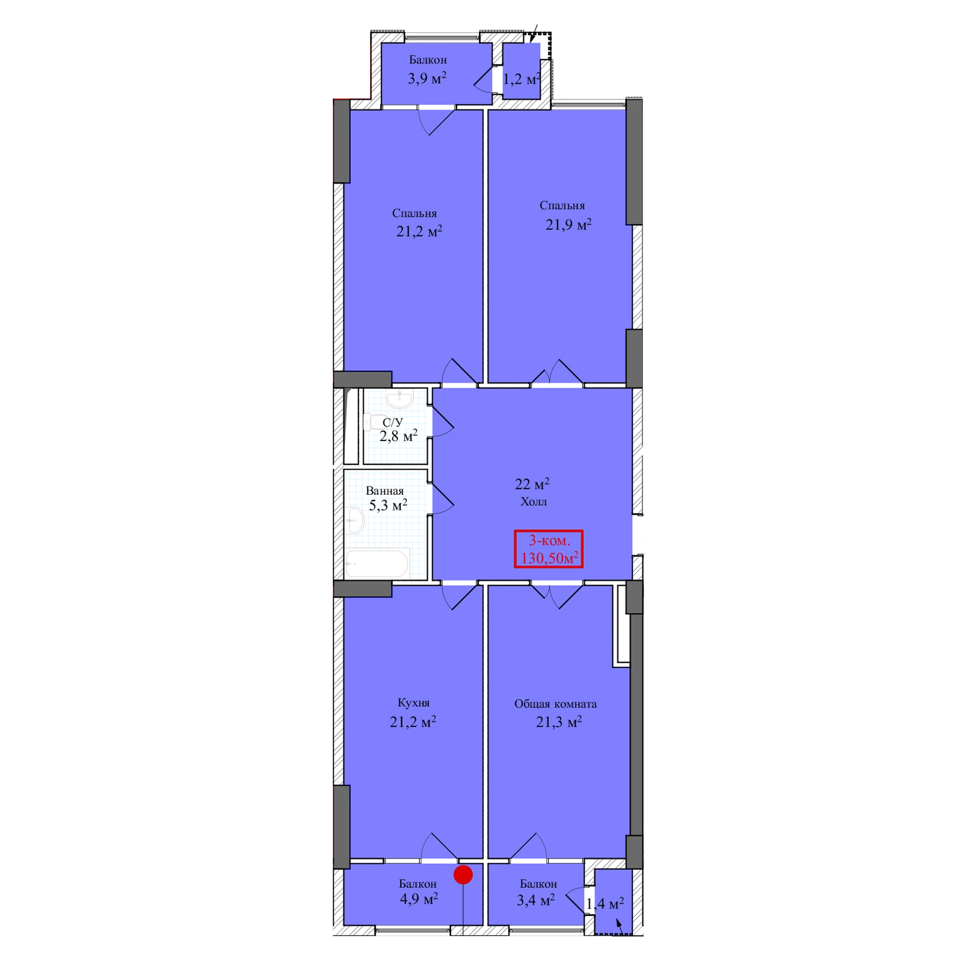 3-комн.
