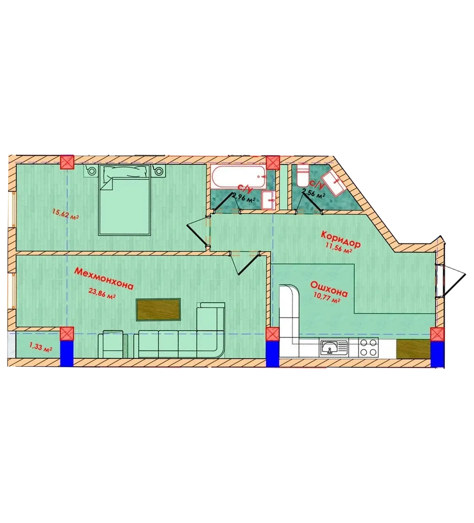 2-комн.