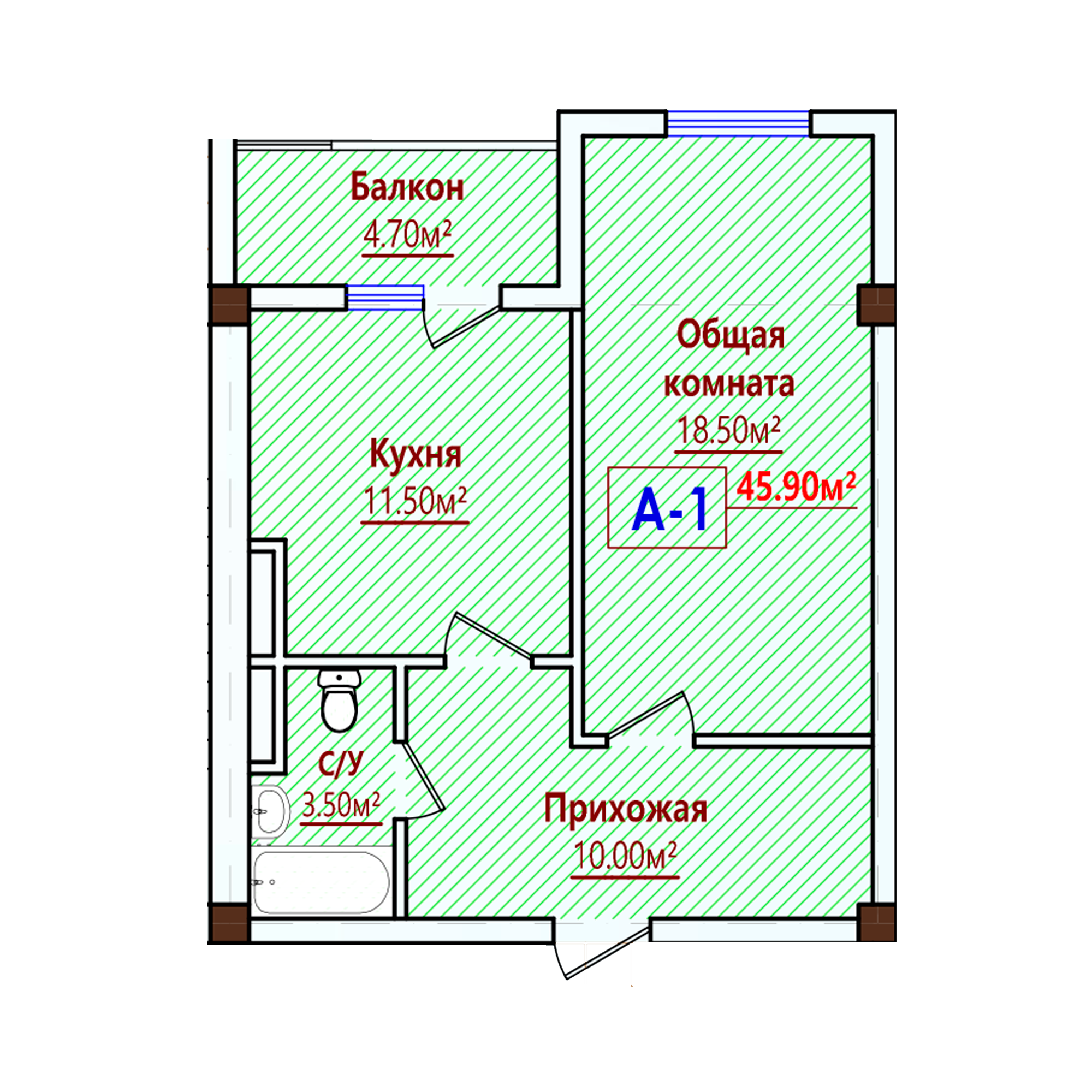 1-комн.