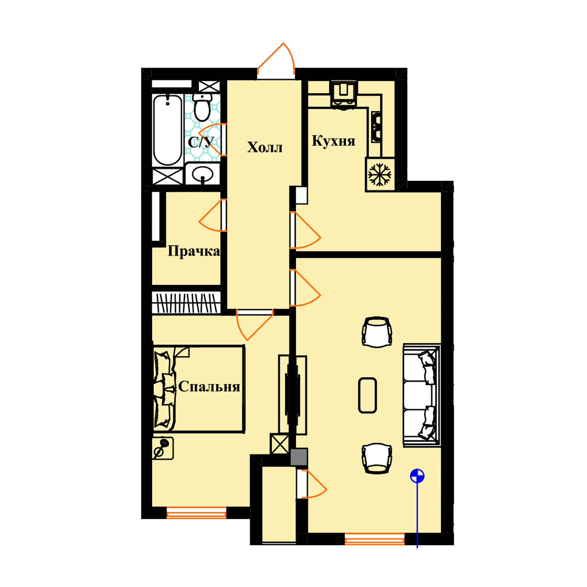 1-комн.