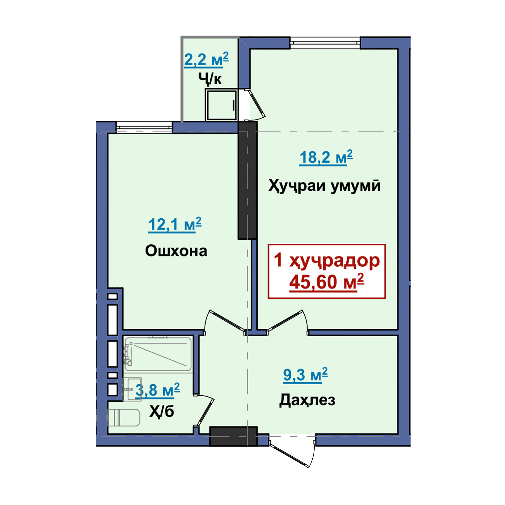 1-комн.