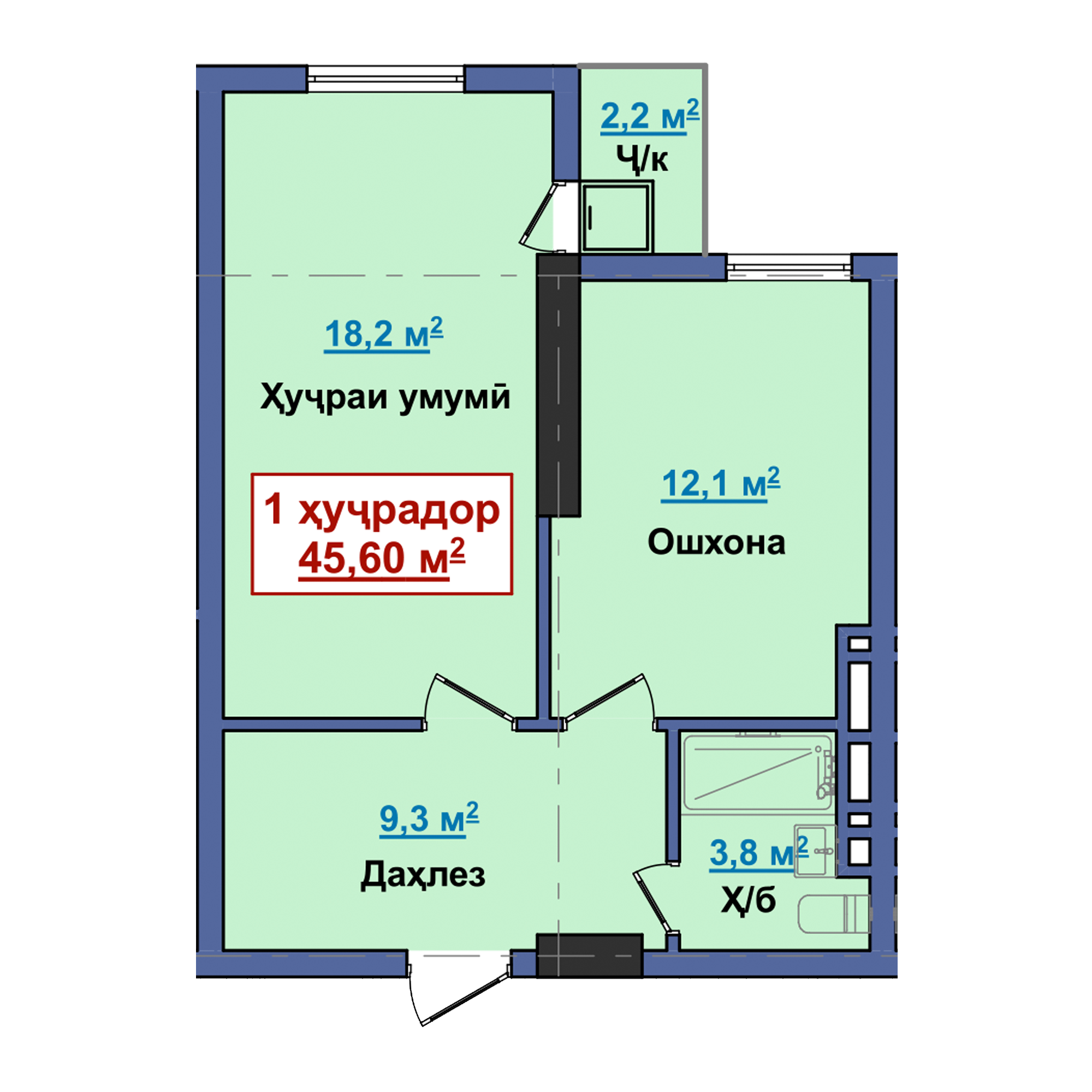 1-комн.