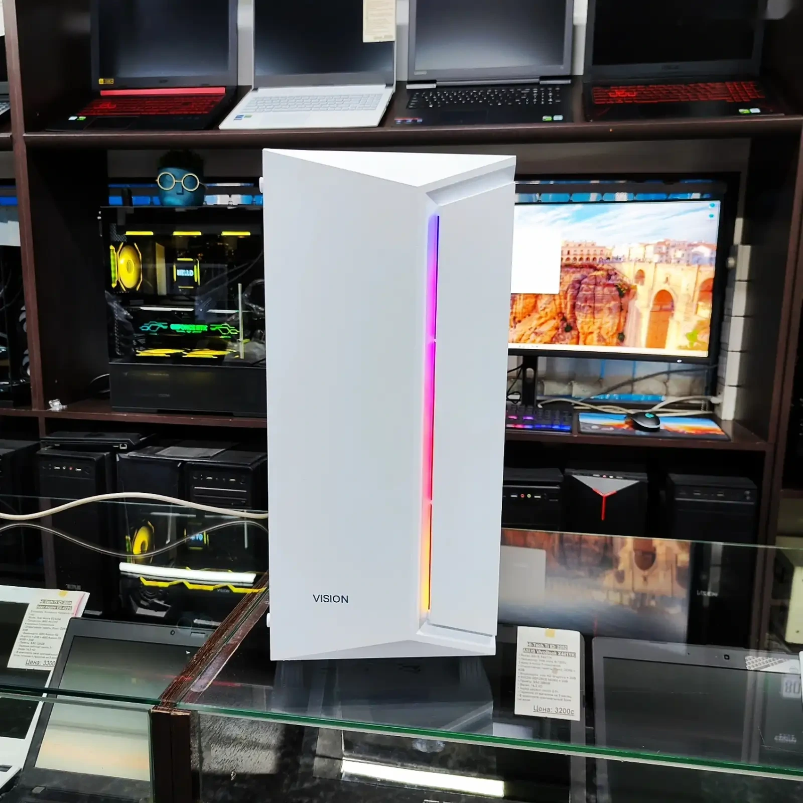 Игровой Компьютер Vision Rgb White Core i5 Ram 8Gb ssd 128gb Gtx 650ti — фото 6