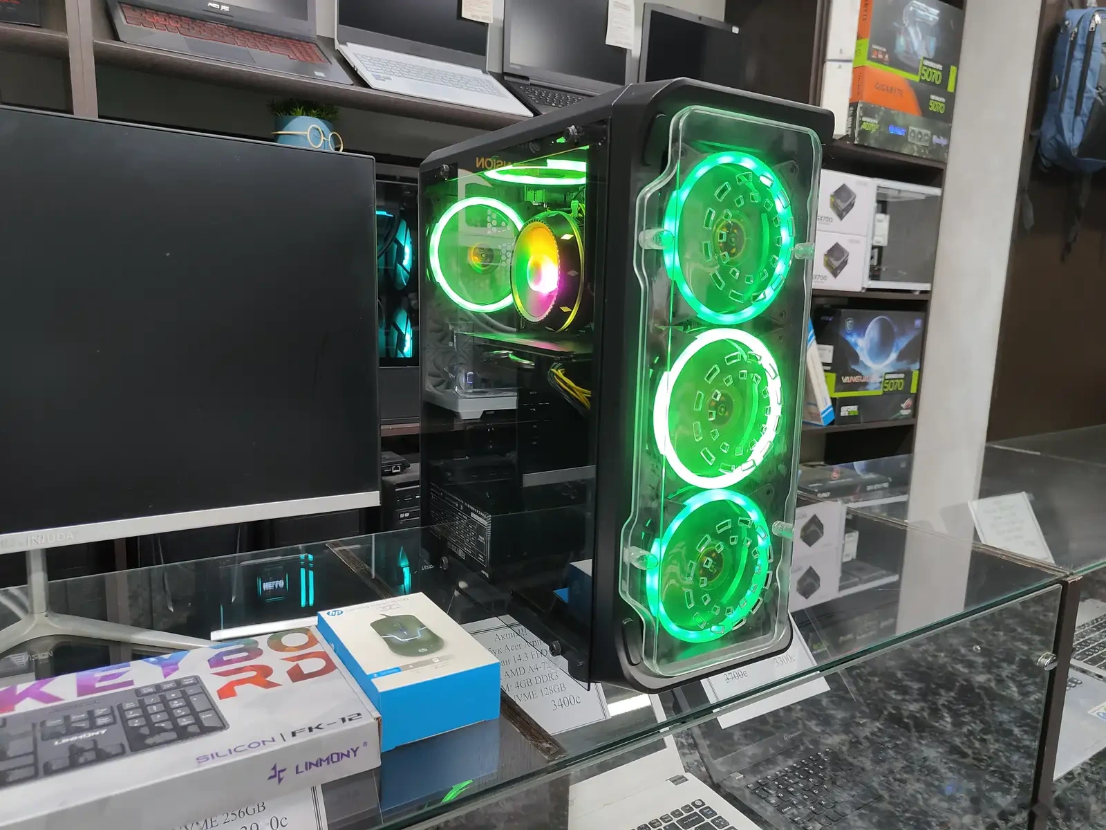 Игровой персональный компьютер Segotep Green Ryzen 5 RX 580 8GB — фото 5