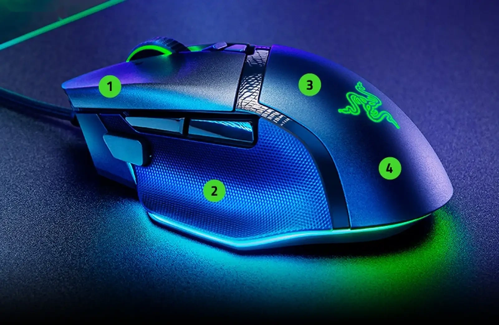 Мышь проводная Razer Basilisk V3 — фото 3