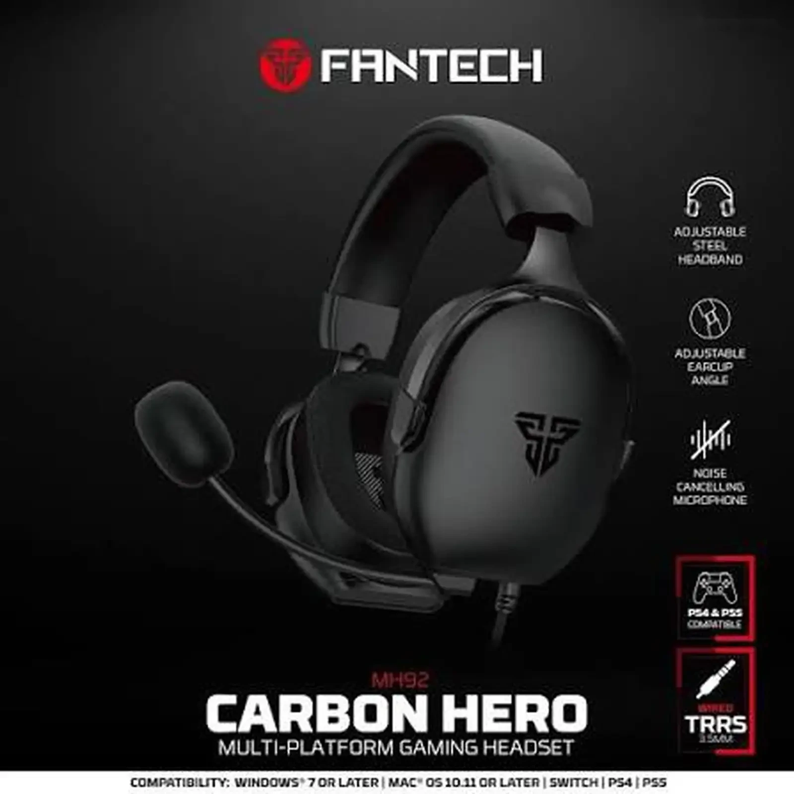 Наушник Fantech Carbon MH92 — фото 5