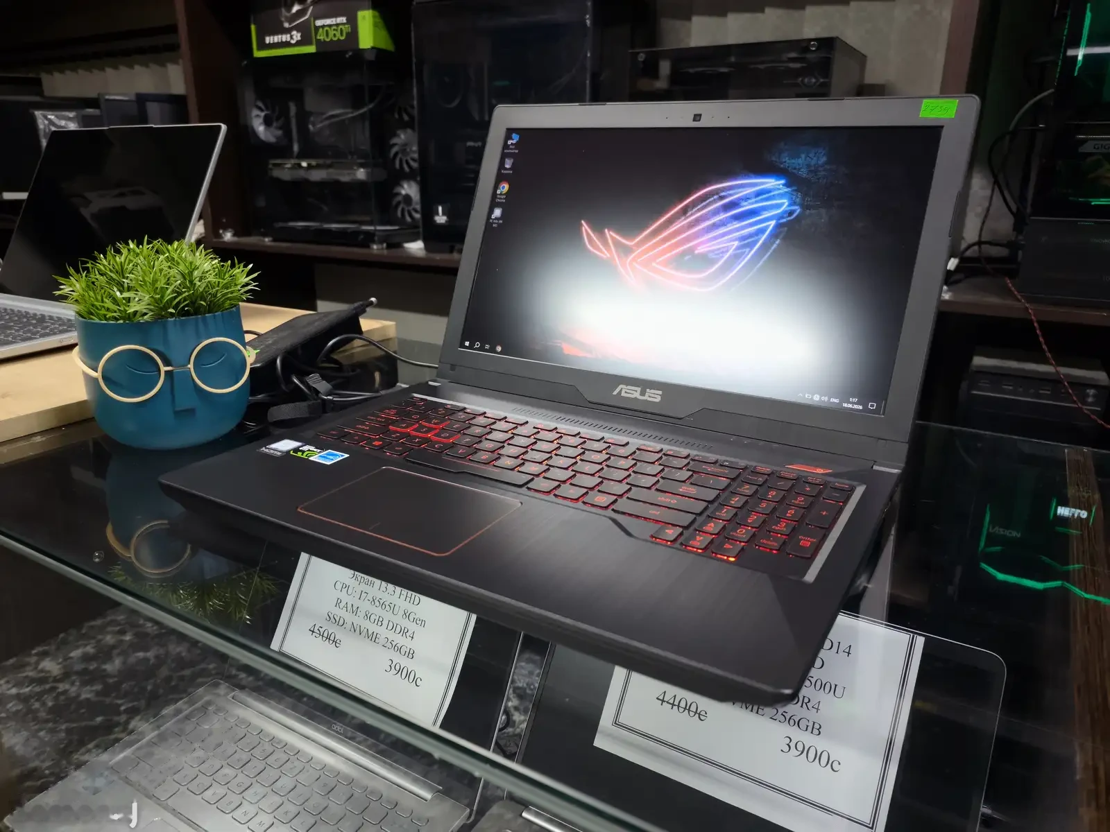 Игровой Ноутбук ASUS TUF FX504 Core i5-8GEN 8GB/128SSD 1TB HDD — фото 8