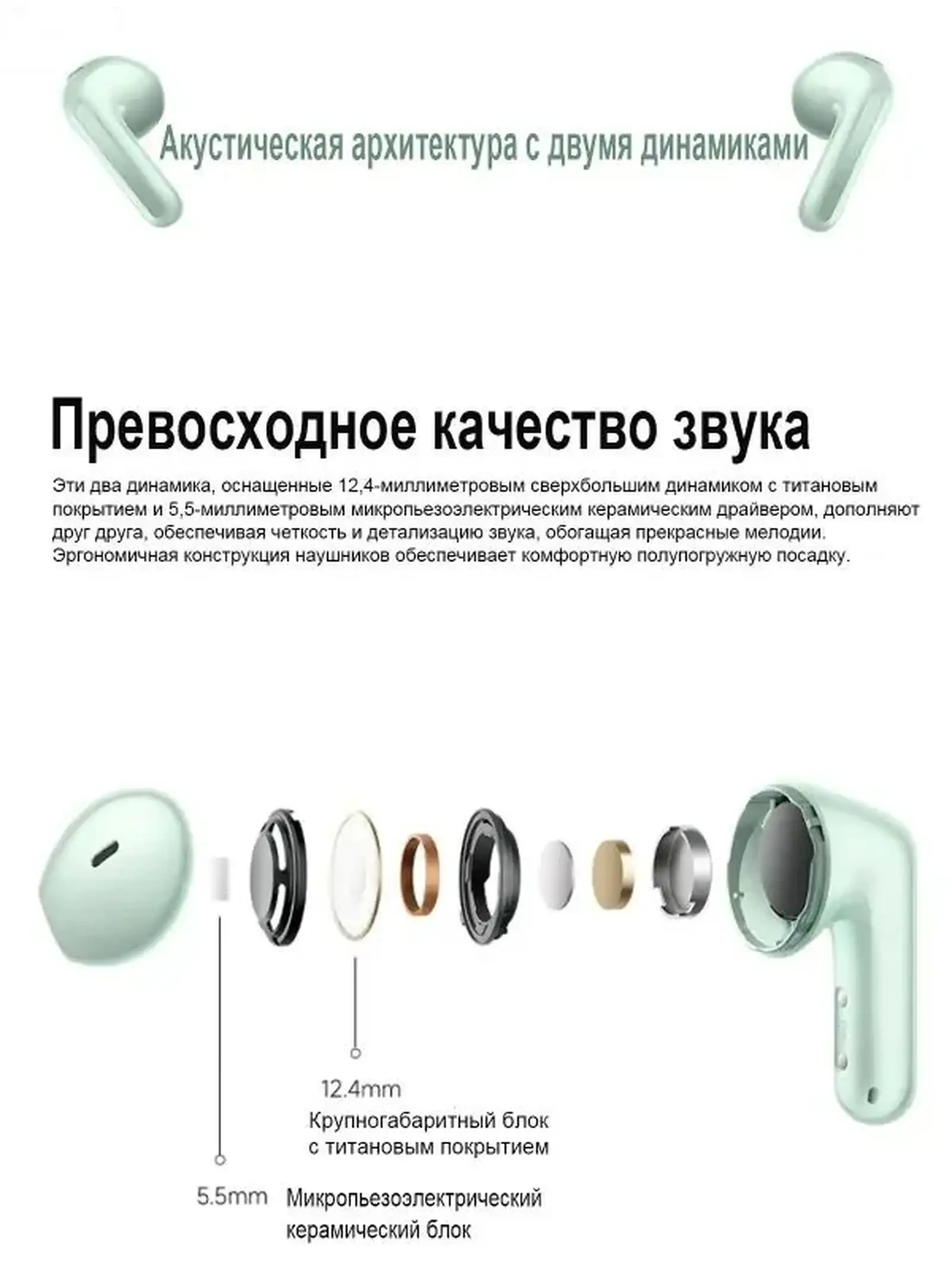 Беспроводные наушники Redmi Buds 7S