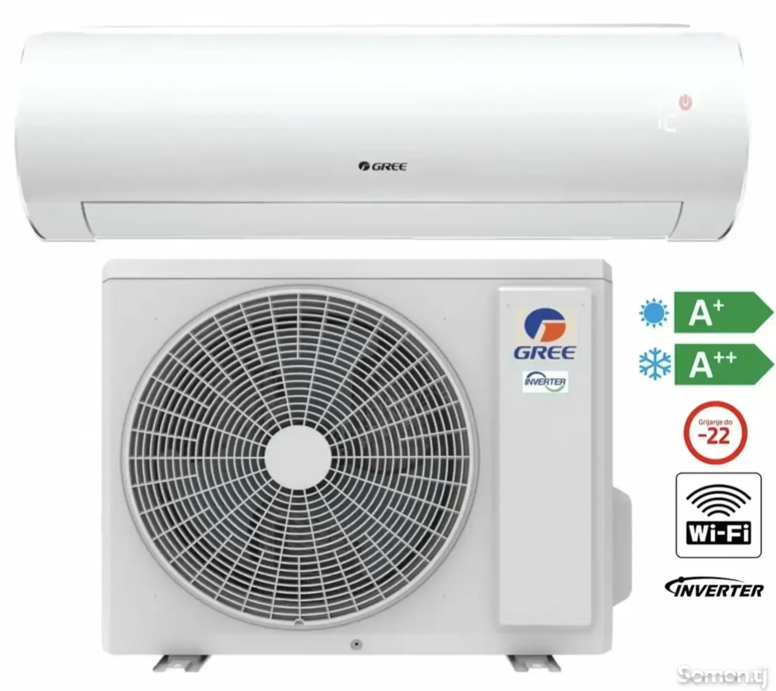 Кондиционер Gree 12куб Inverter GWH12QB/K3DNC2D