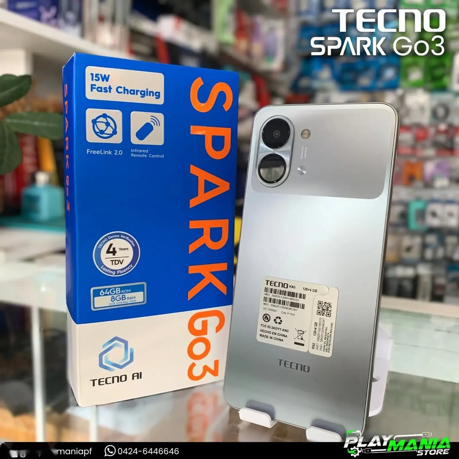 Tecno spark Go 3 8/128gb 5200mah 2026 — фото 3