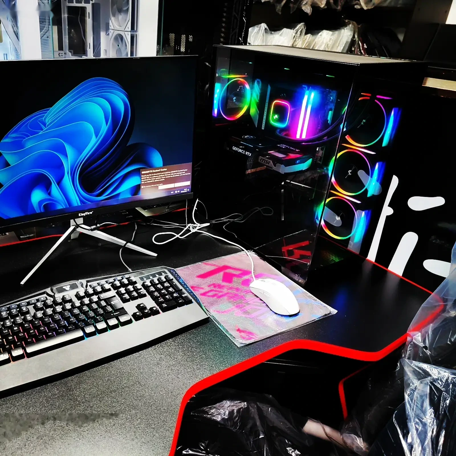 Игровой Компьютер DeepCool CG580 Core i7-Ultra 265Kf DDR5 32GB SSD 512GB RTX 506 — фото 2