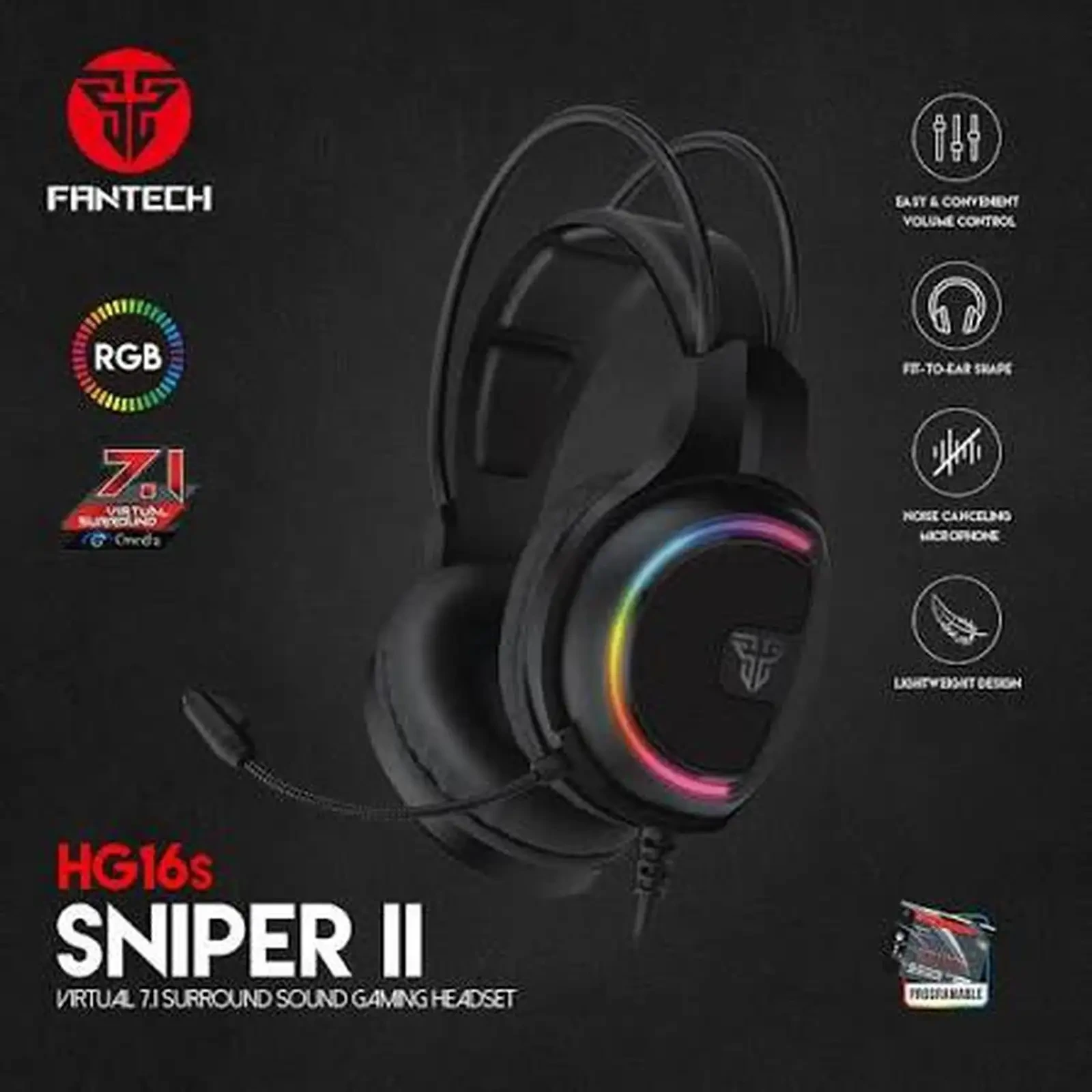 Наушники Fantech Sniper II HG16s — фото 2