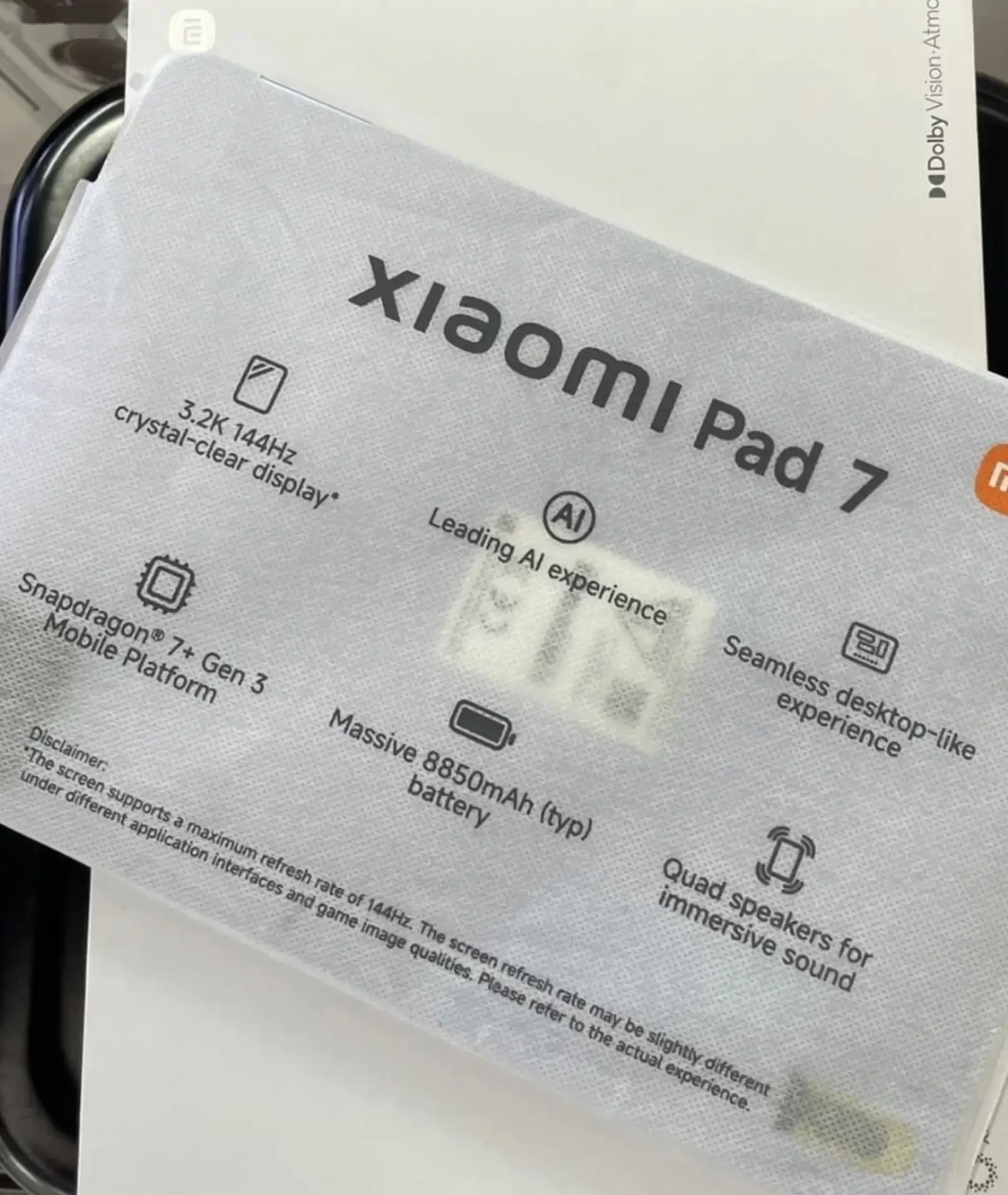 Планшет Xiaomi Pad 7 8/256gb black — фото 2