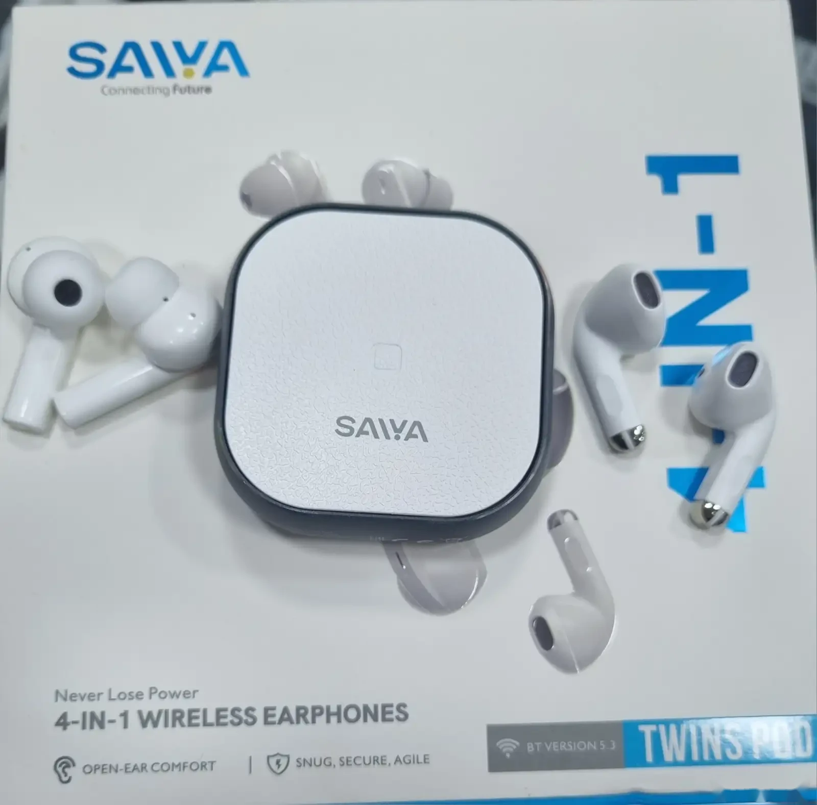 Наушники беспроводные Saiya 4in1 — фото 3