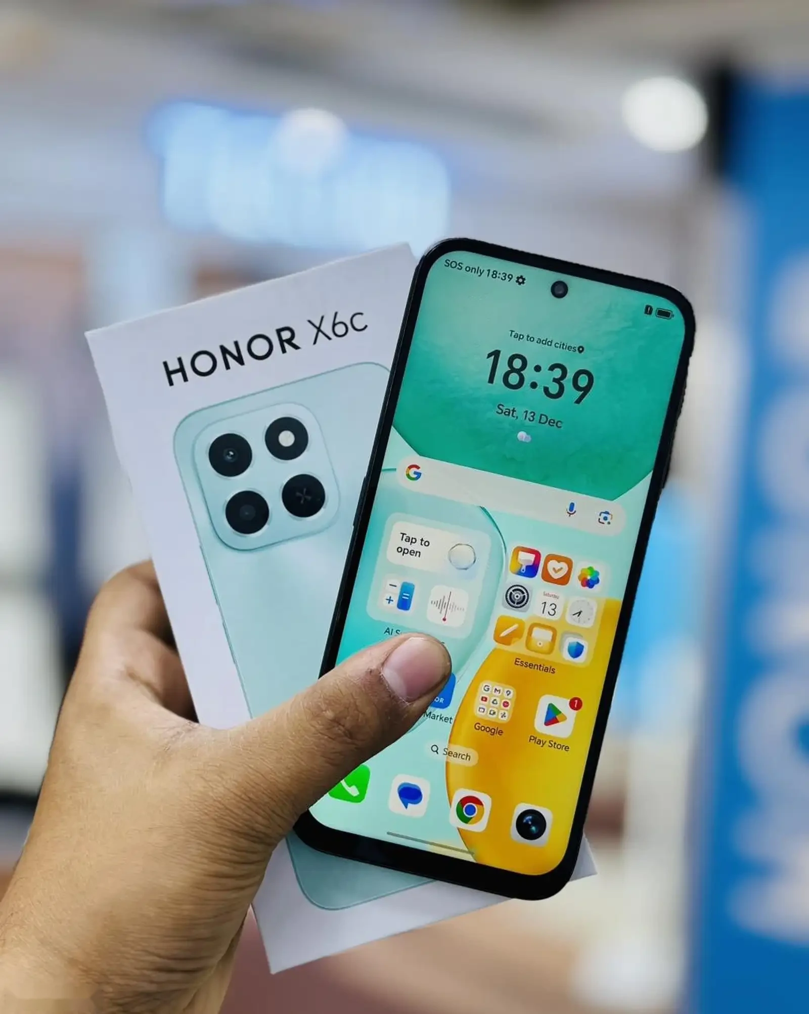 Honor Х6c 6+6/128gb blue 5200maч — фото 3