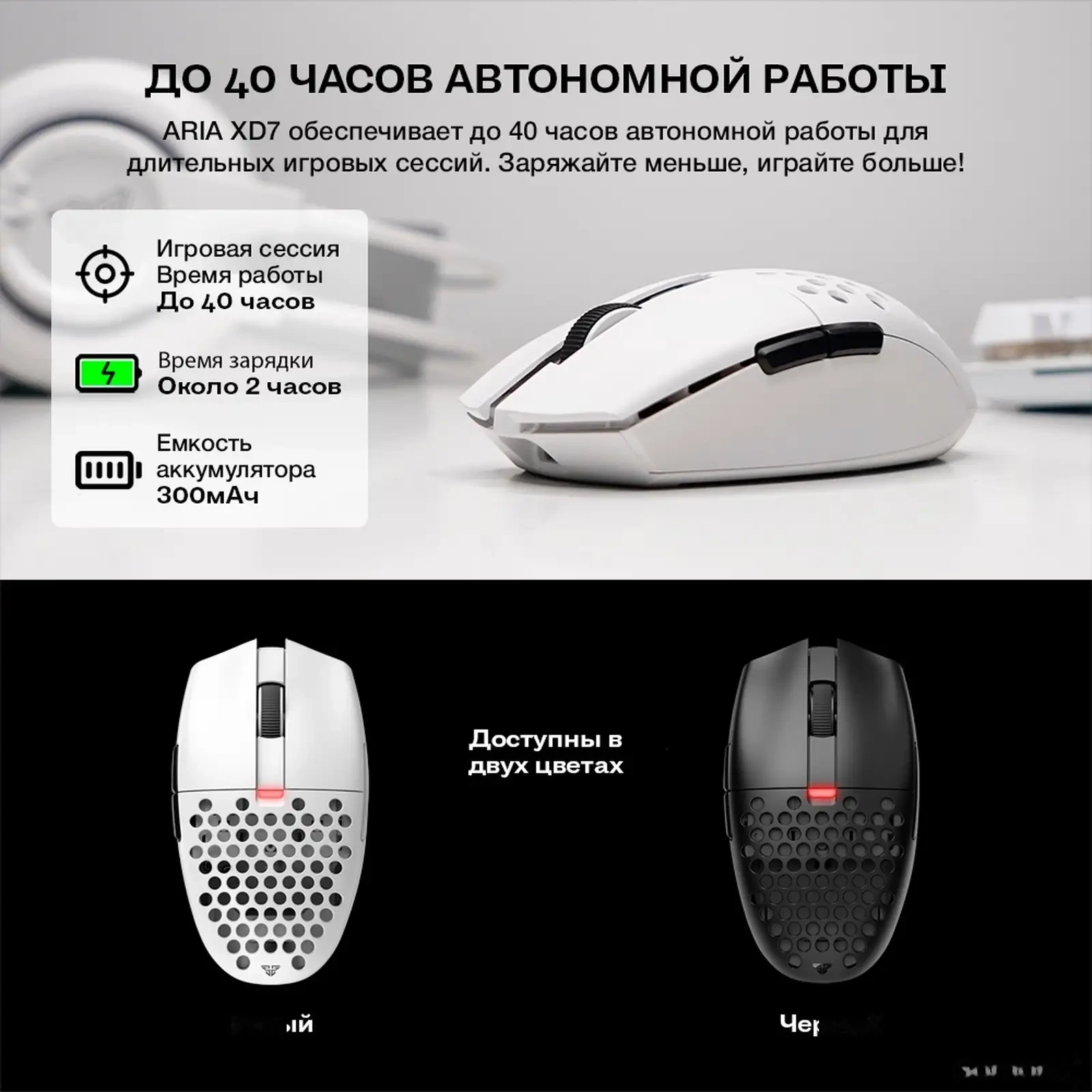 Игровая мышь Fantech ARIA EXD7E Wireless — фото 7