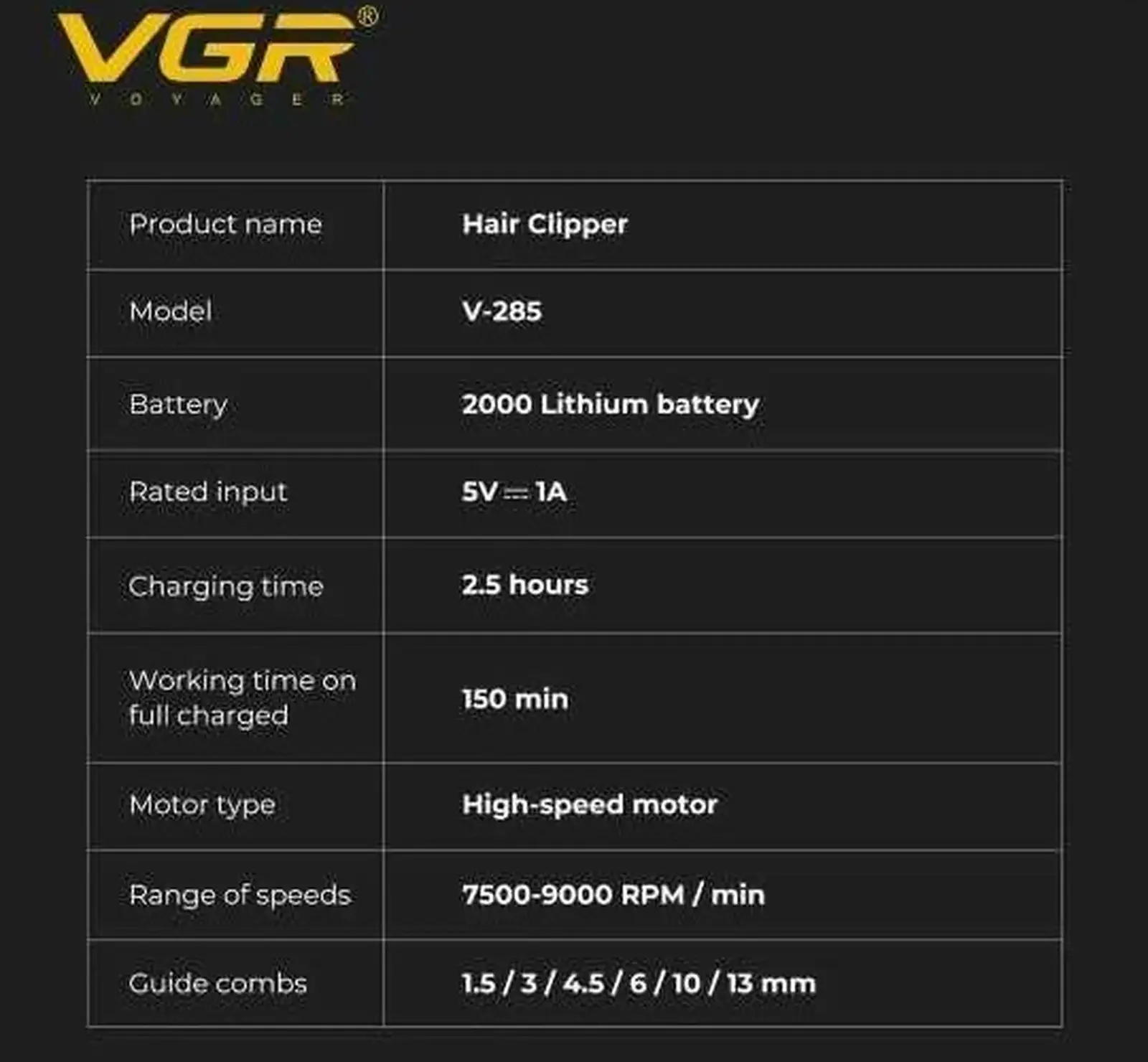 Триммер VGR-285