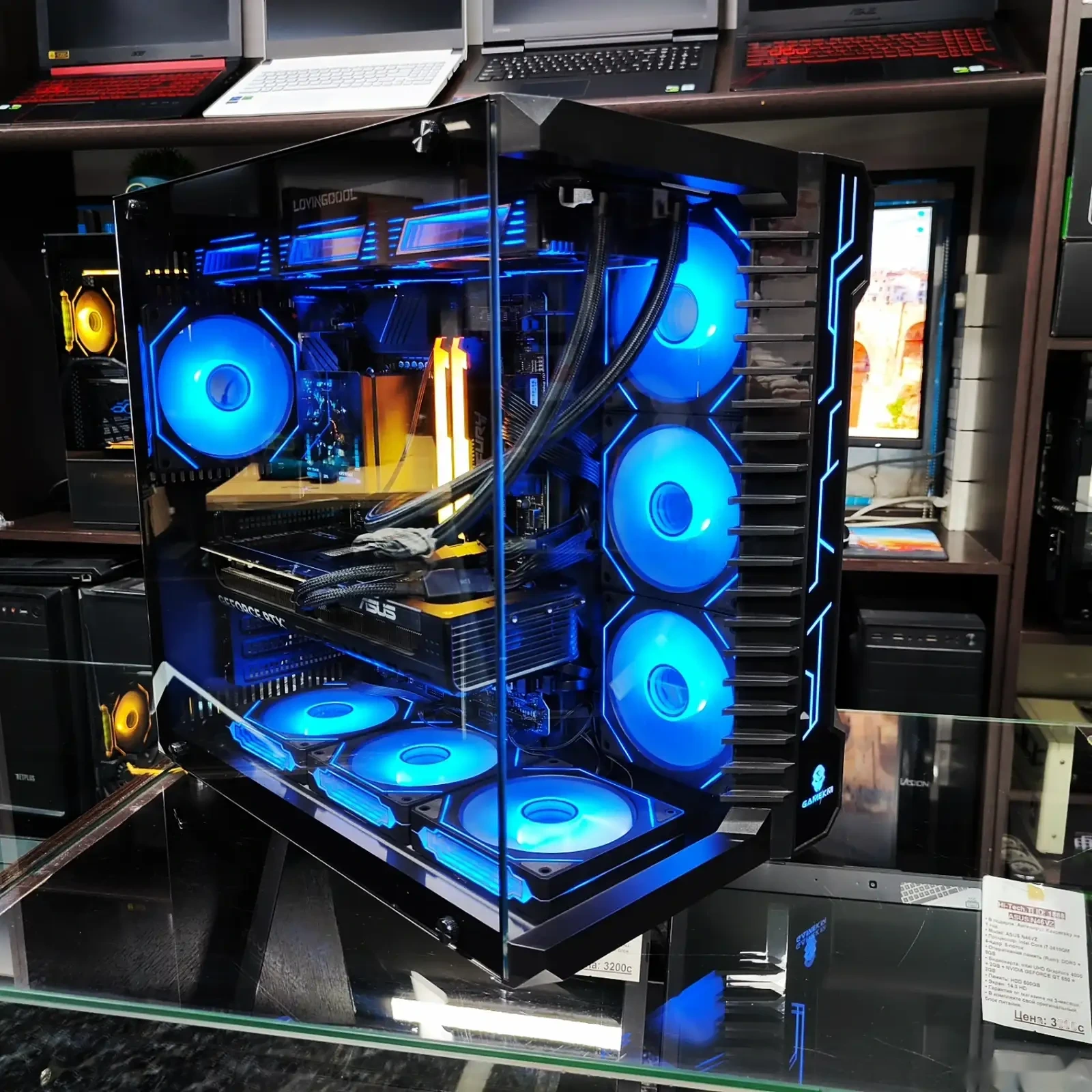 Игровой Мощный Компьютер TRON ARES Core i9-14900Kf 64Gb ssd 512gb Asus Rtx 5070 — фото 5