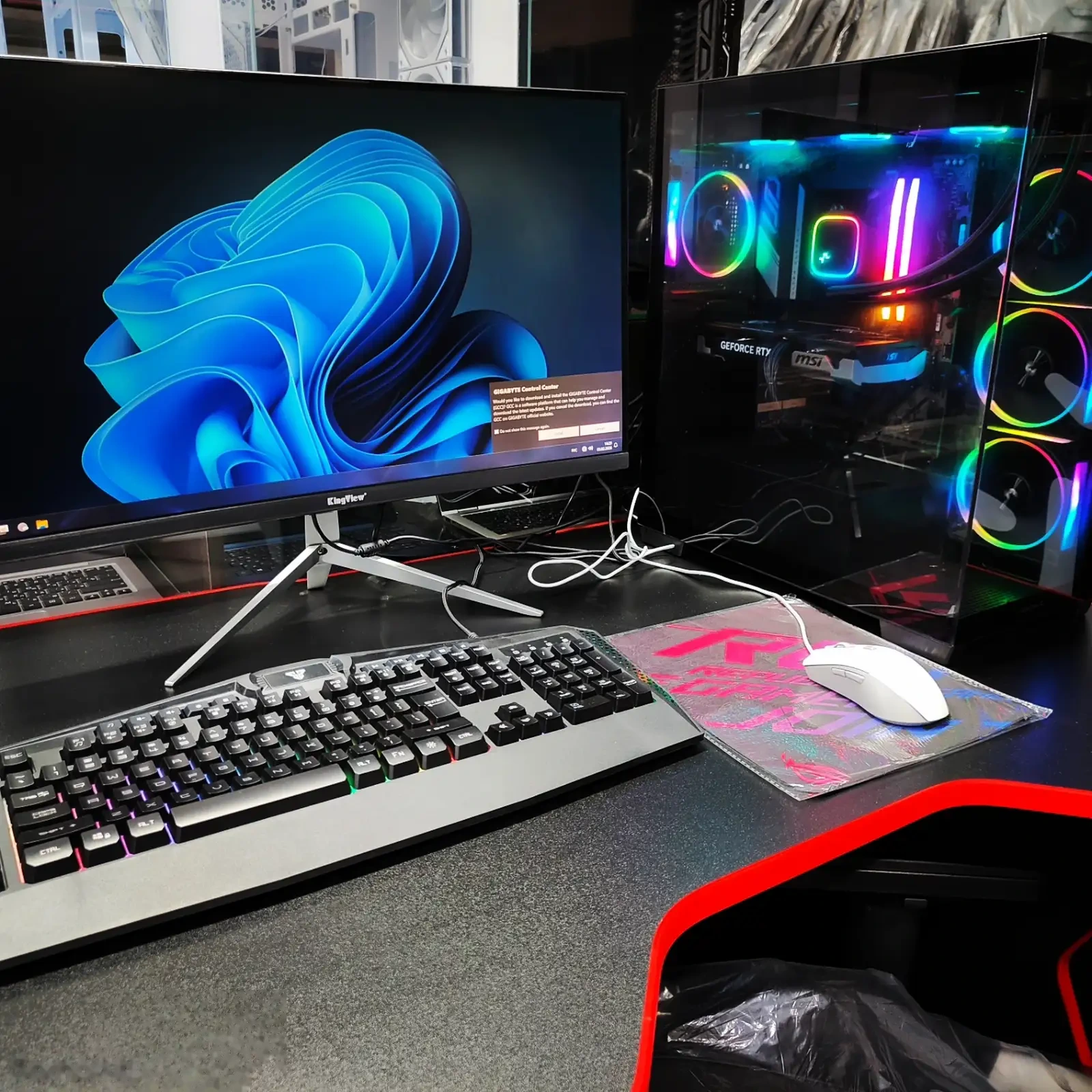 Игровой Компьютер DeepCool CG580 Core i7-Ultra 265Kf DDR5 32GB SSD 512GB RTX 506 — фото 8