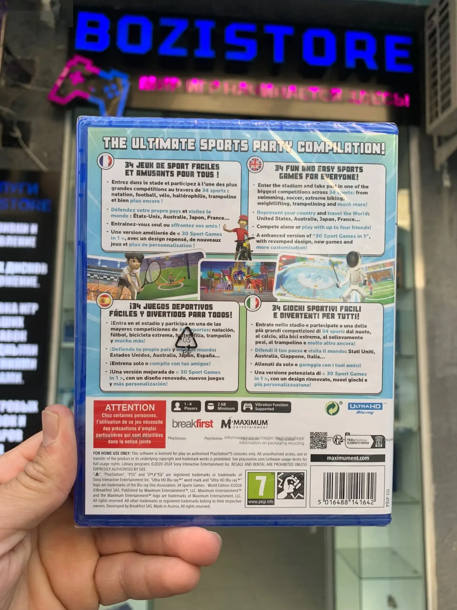 Диск 34 Sports Games World Edition для PlayStation 5 — фото 2