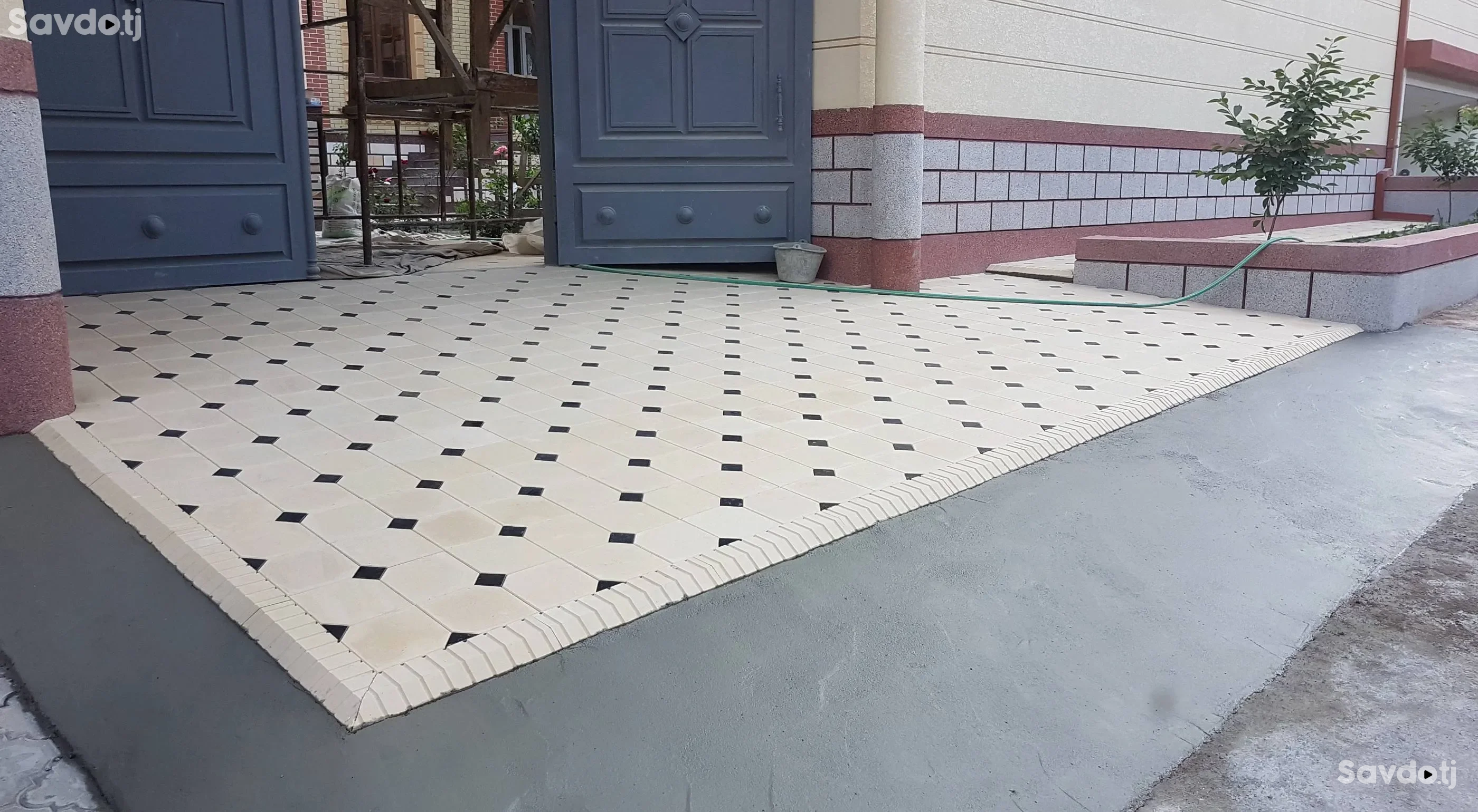 Укладка тротуарной плитки
