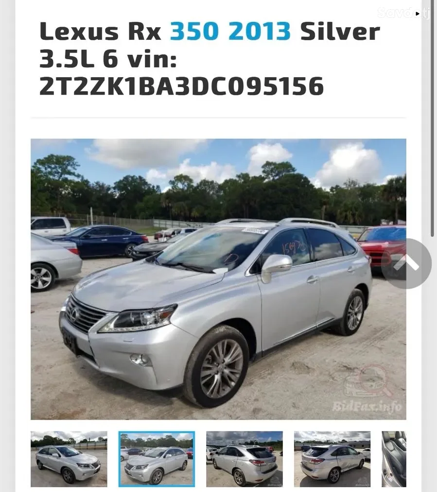 Lexus Rx series 2013