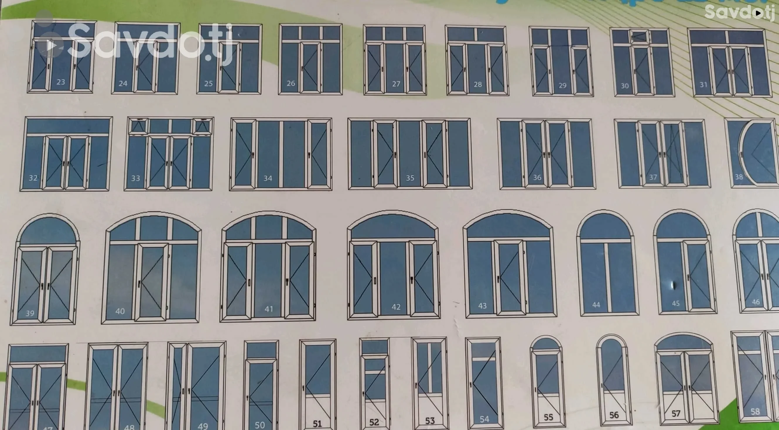 Дару тирезахои пластики под заказ