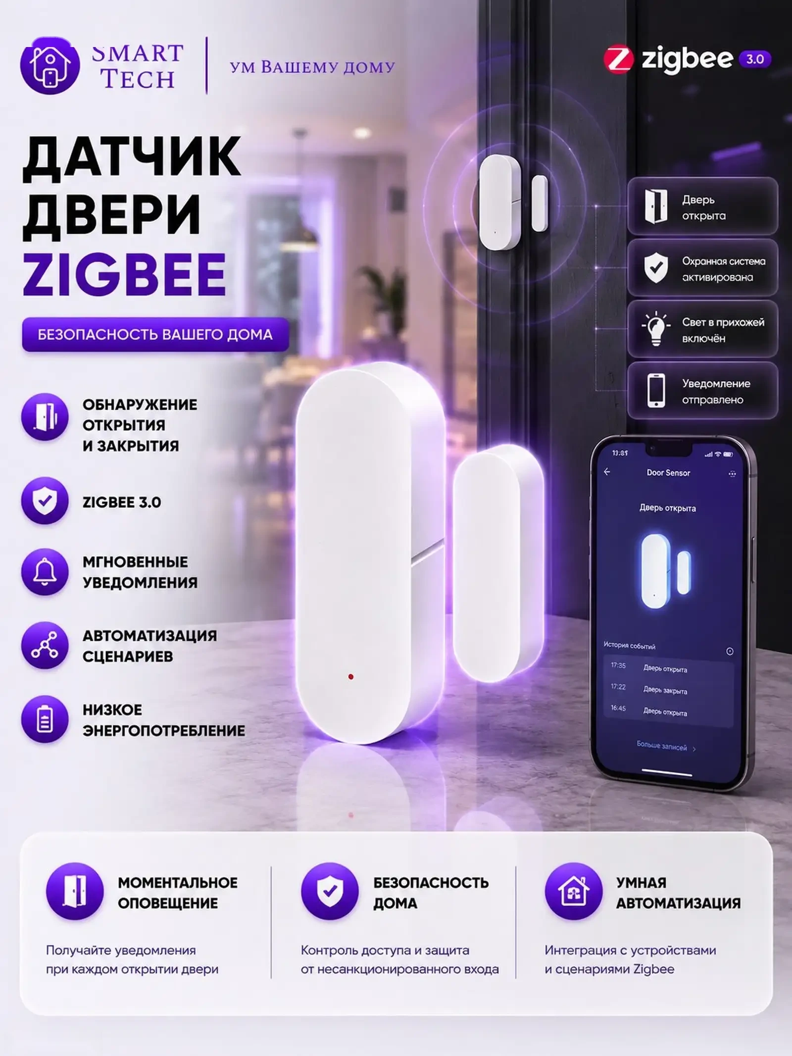 Умный датчик двери — фото 2