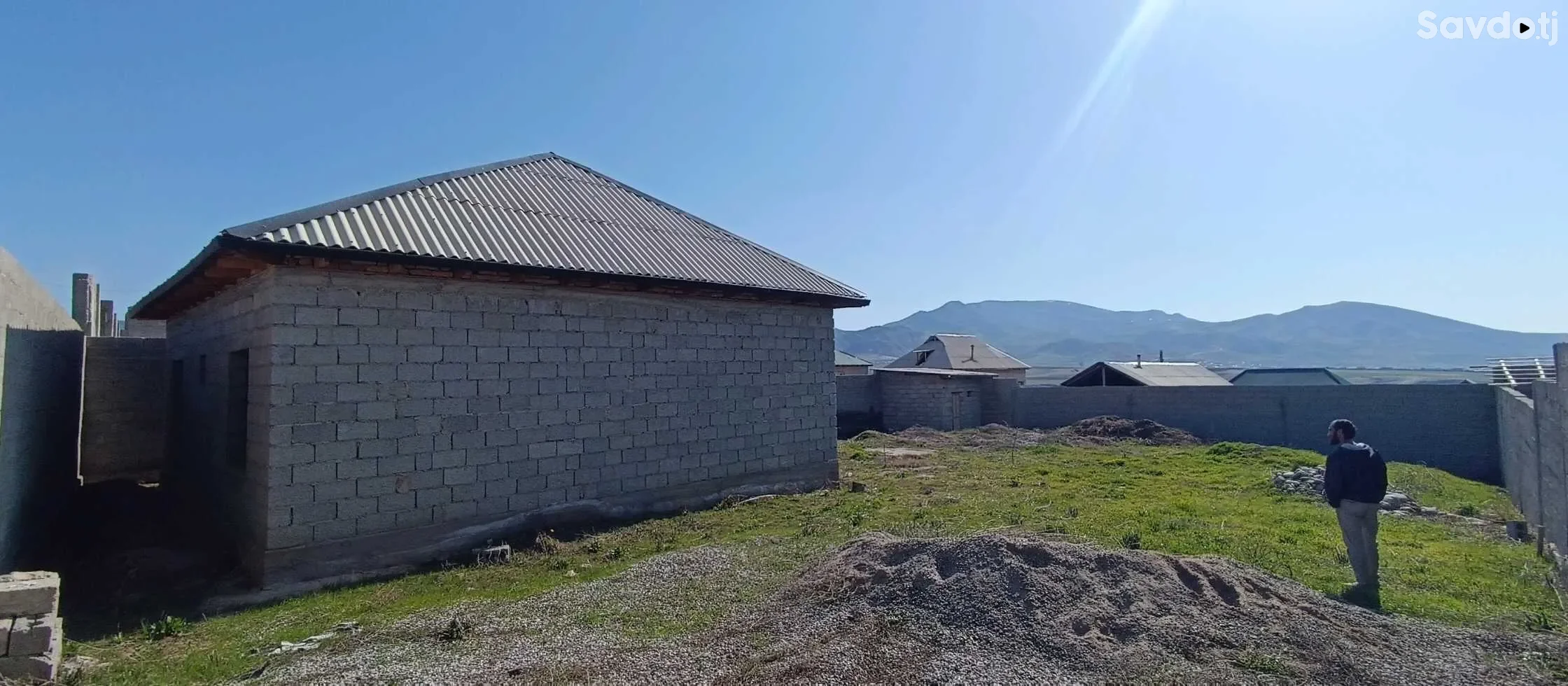 1 этажный, 3-комн. дом, 100 м², 6 соток, Вахдат
