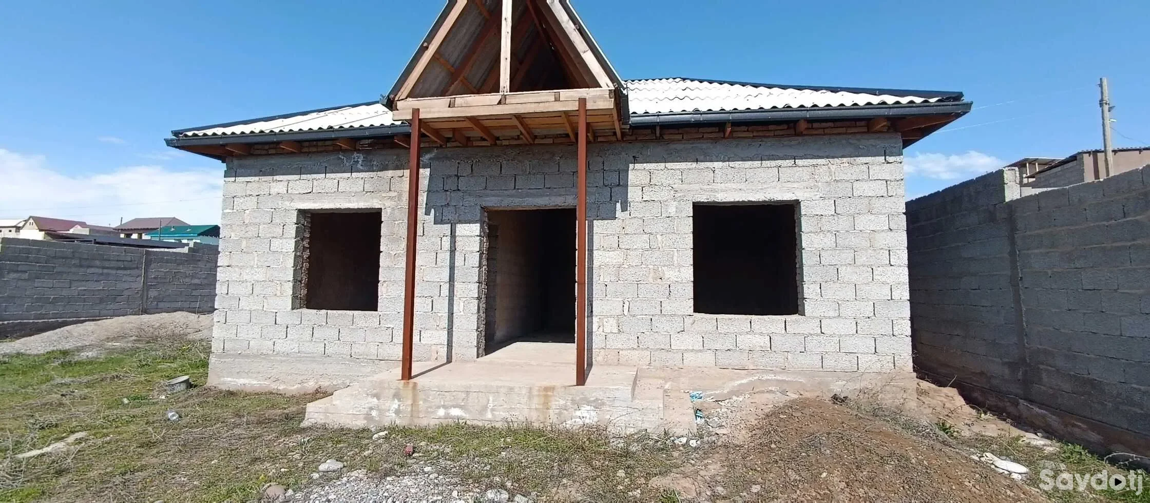1 этажный, 3-комн. дом, 100 м², 6 соток, Вахдат