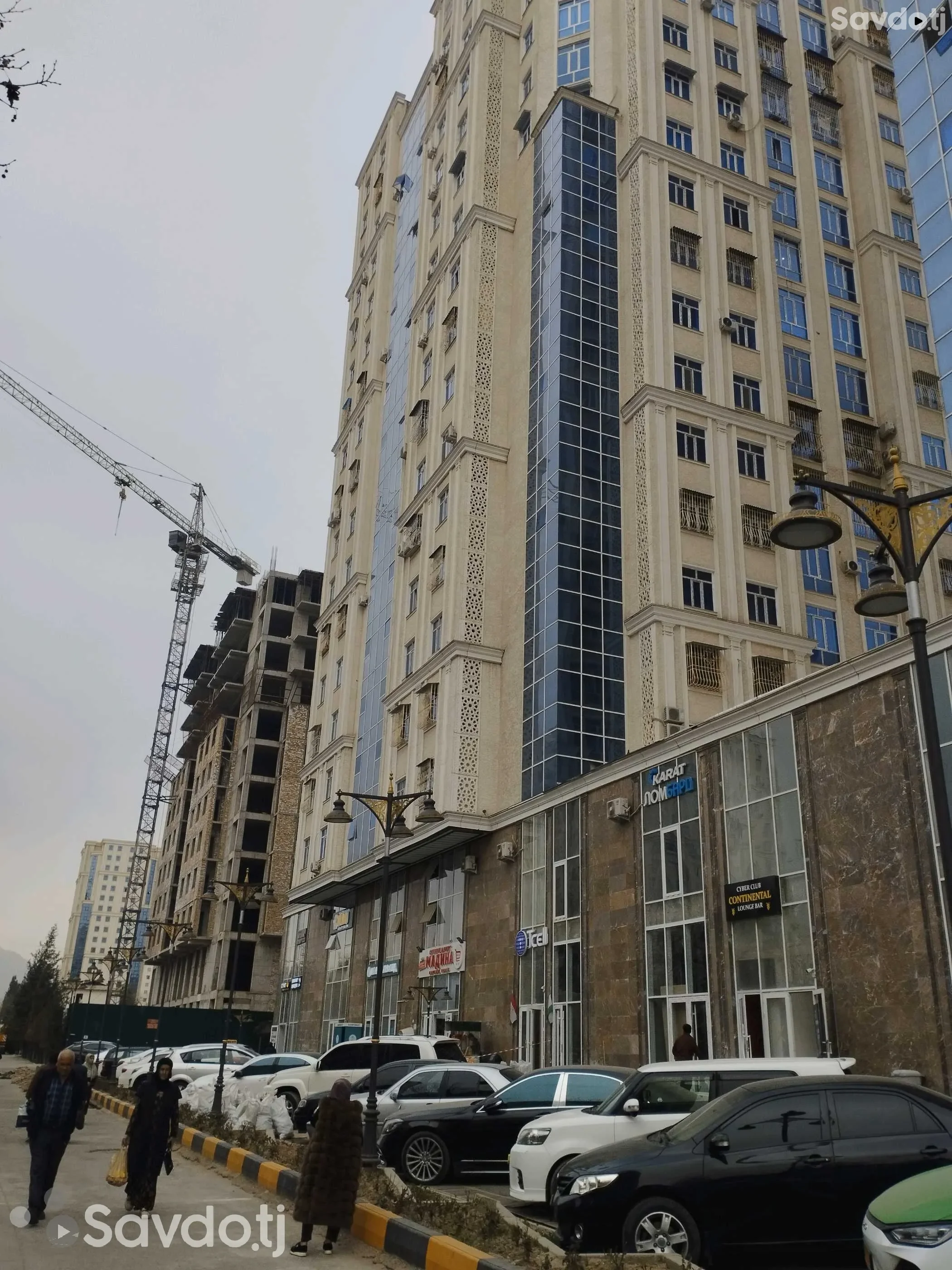 1-к квартира, 9 этаж, 54 м², фирдавси