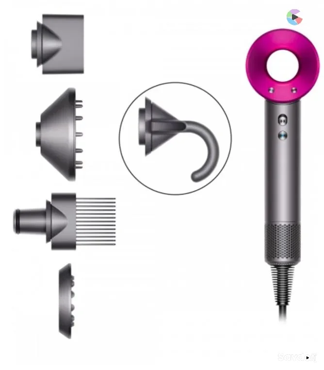   Фен Dyson с 5 насадками 