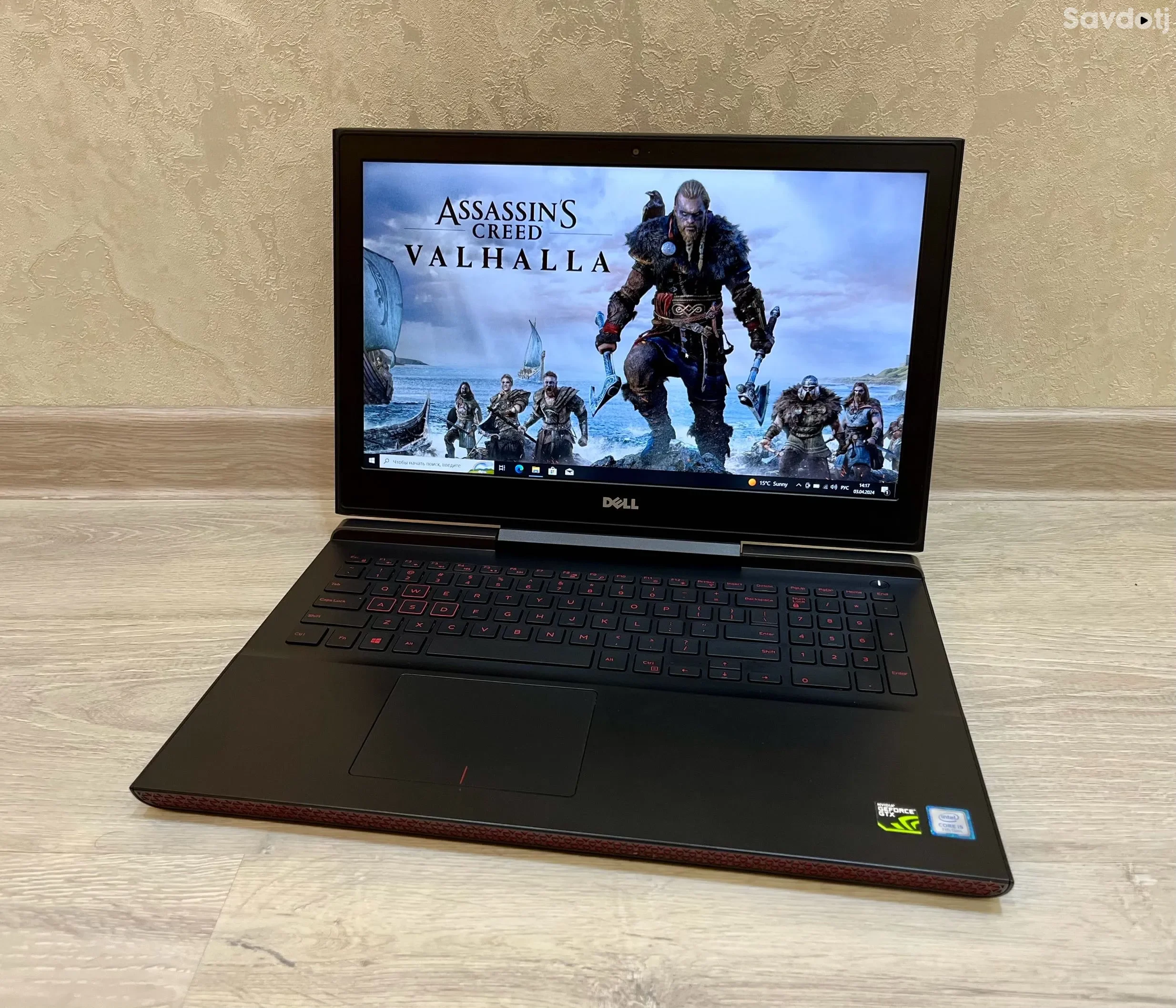 Игровой ноутбук Dell i5 GTX1050ti SSD512
